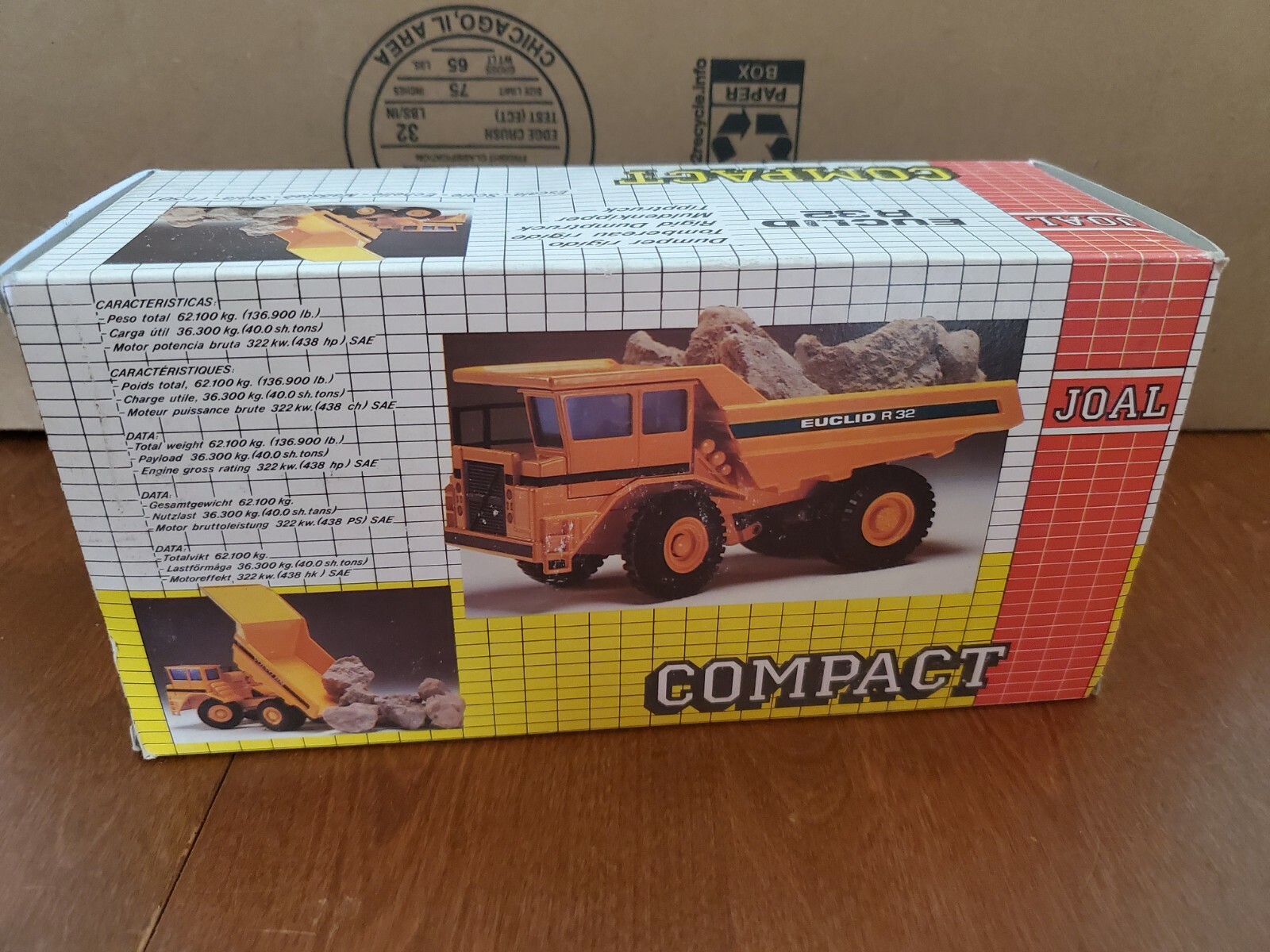 Joal Euclid R32 Ridged Dumptruck 1:50