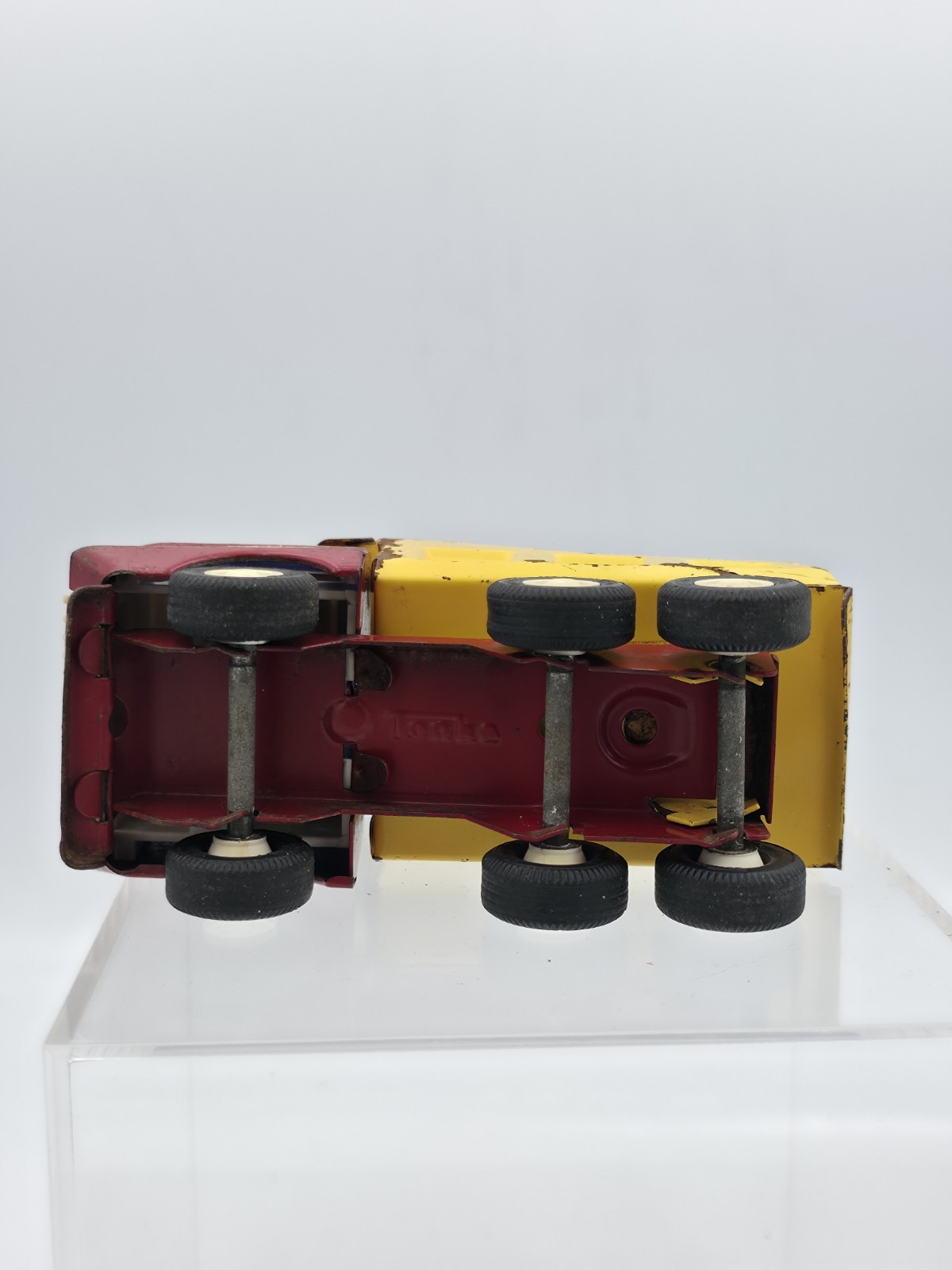 1976-77 Tiny Tonka Dump Truck – Vintage Construction Equipment Pressed Steel Toy
