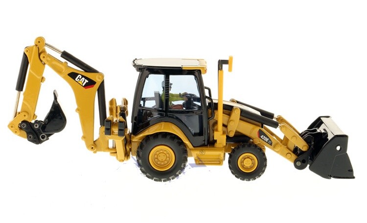 1:50 DM CAT420E IT Backhoe Loader Construction Machine Equipment Diecast Model