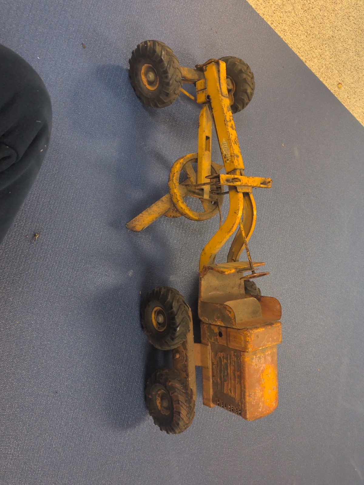 Doepke Model Toys Adams Road Grader Diesel Motor Steel 1950’s Vintage Fair Cond.