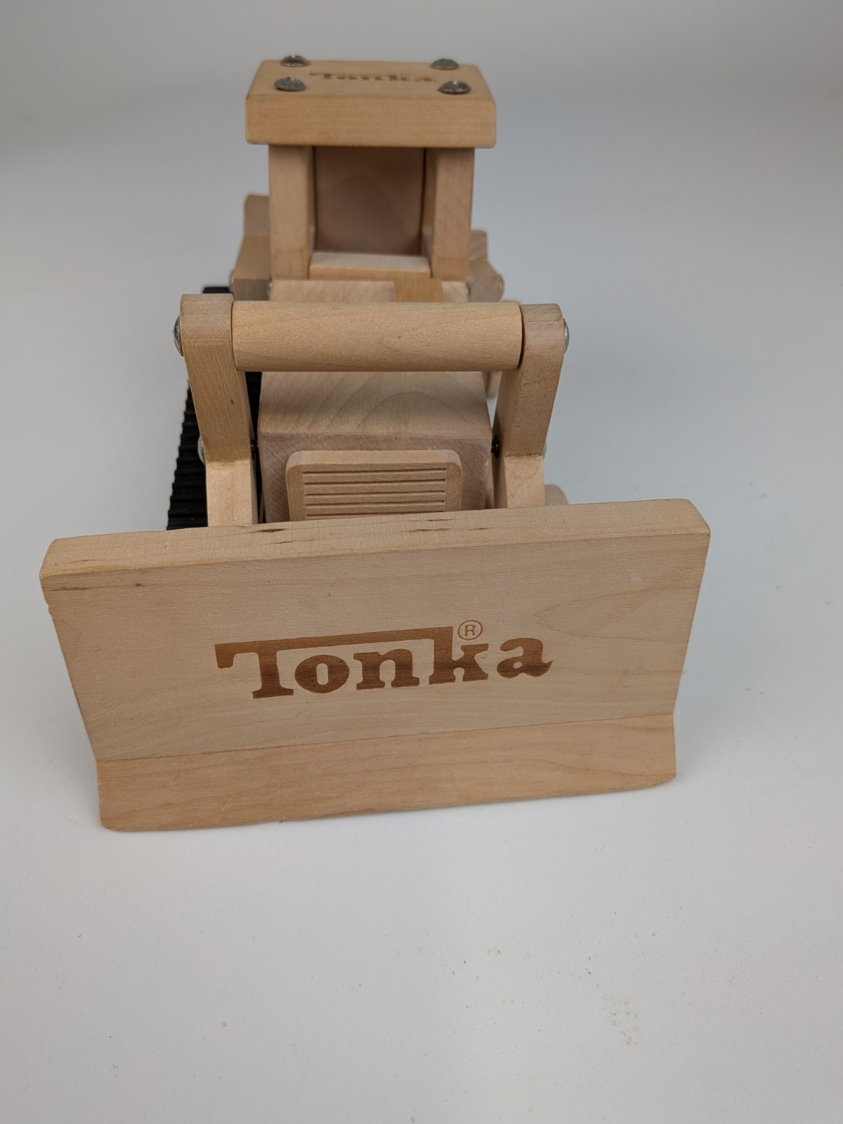 Tonka Wooden Backhoe Excavator Digger (Approx 8×4.5″)
