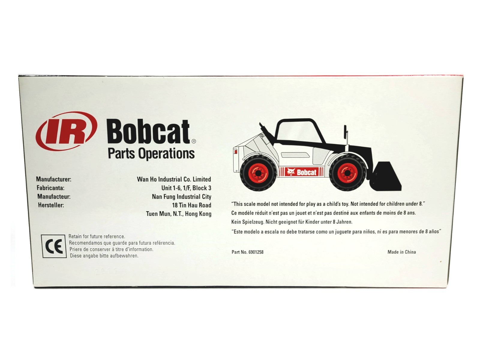 Bobcat V518 Versahandler TTC – Wan Ho 1:25 Scale Diecast Model #6901258 New