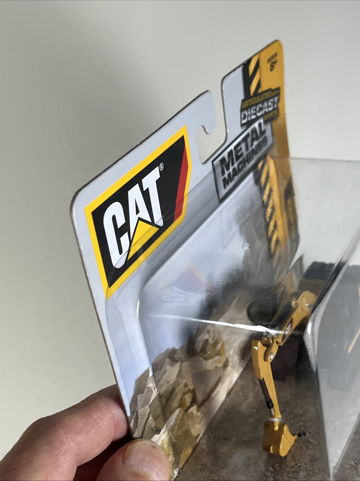 Toy State 1/90 Scale Cat 320E Excavator Earth Mover On Card Metal Machines