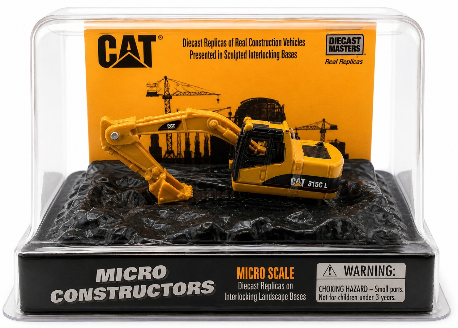 Diecast CAT 315C Excavator Model Micro Constructors Hydraulic Toy NIB
