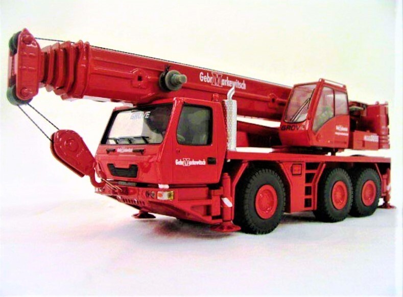 TWH 003M Grove GMK3055 3-Axle Crane – Gebr MARKEWITSCH 1/50 Die-cast MIB