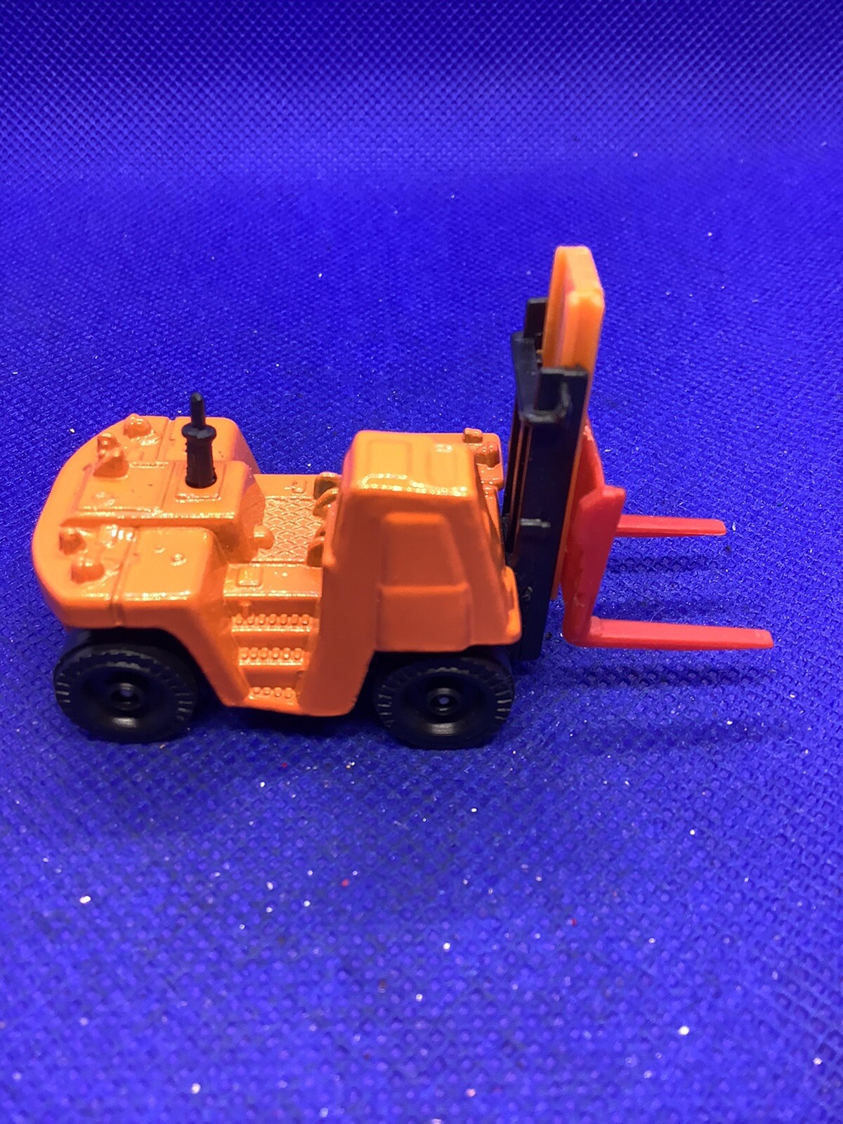 Marz Karz 1:128 Orange Fork Up Down Lift Tractor (Forklift) #S8030 HK #1 Mint