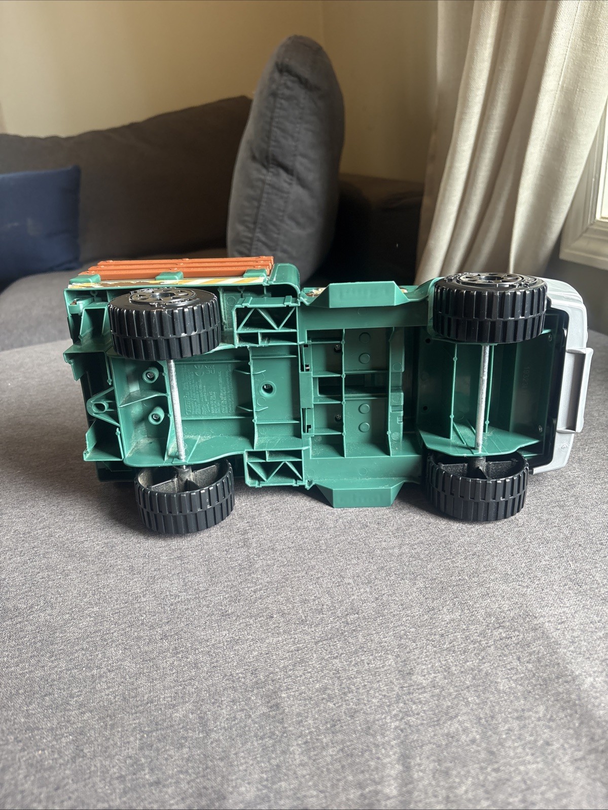 Tonka Basic Fun! Farm Flatbed Pickup Truck Green Wood Stock Rails 2022 Plastic
