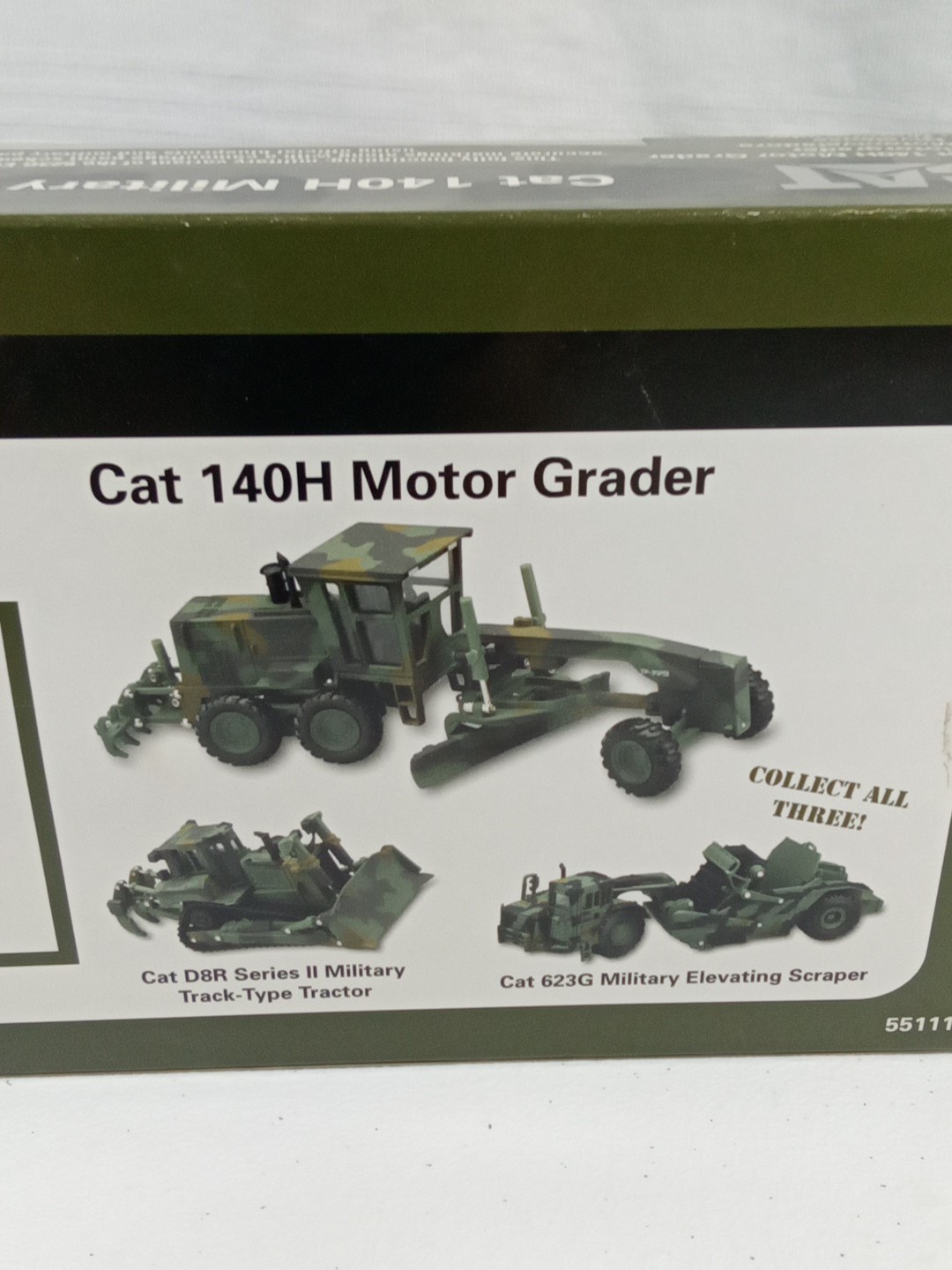 Norscot 55111 1:50 Diecast CAT Military 140H Motor Grader MB