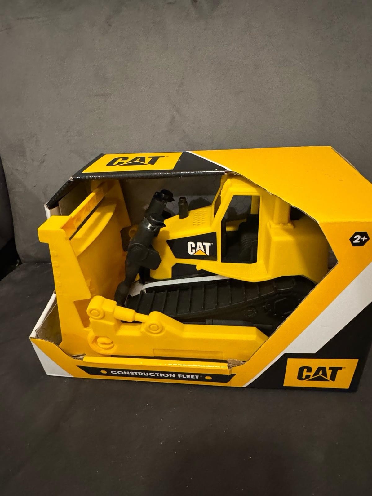 CAT Construction Fleet Bulldozer Toy Yellow Black 2+ Years