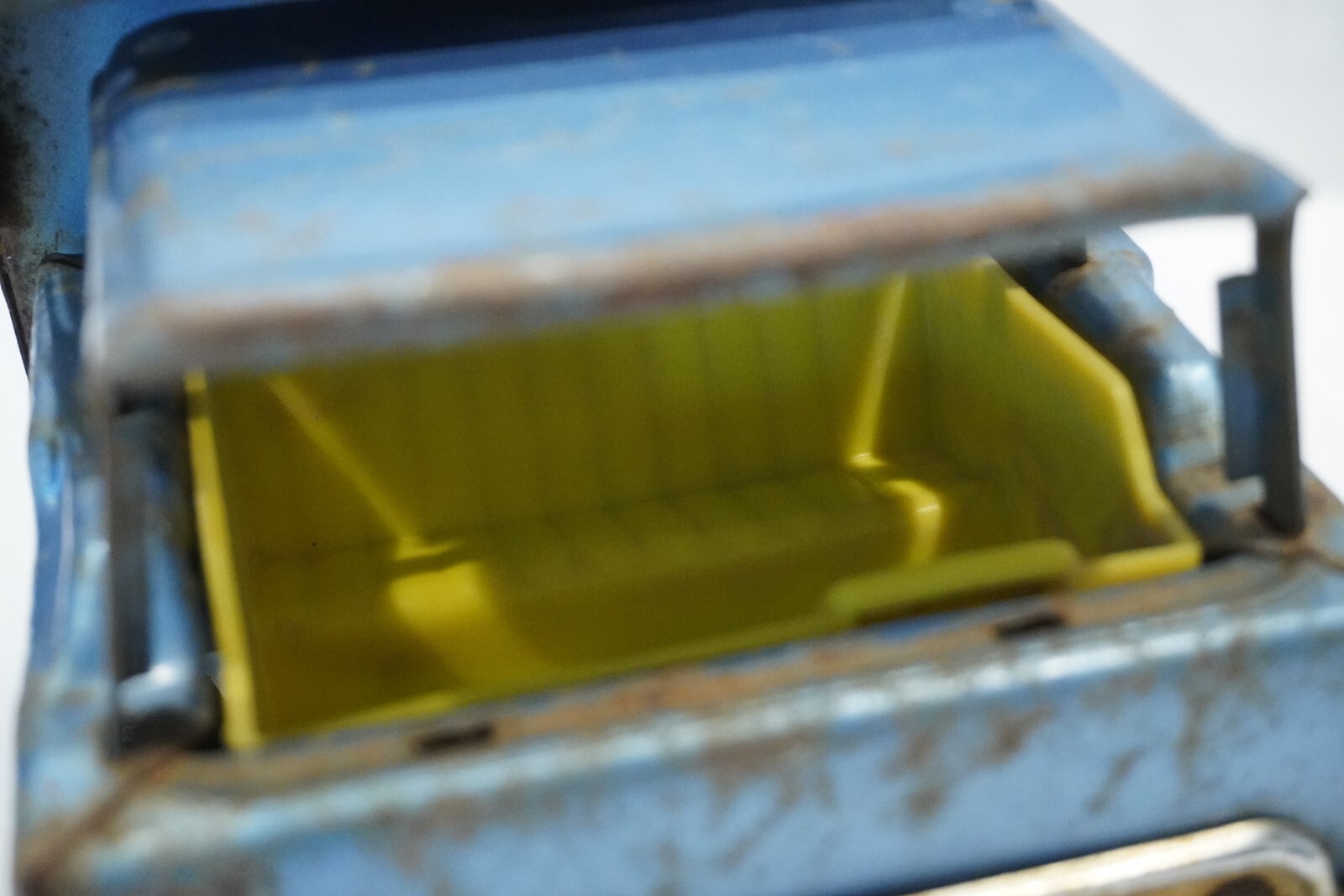 VTG Blue Structo Dumper – Pressed Steel Toy Dump Truck RARE HARD TO FIND e12