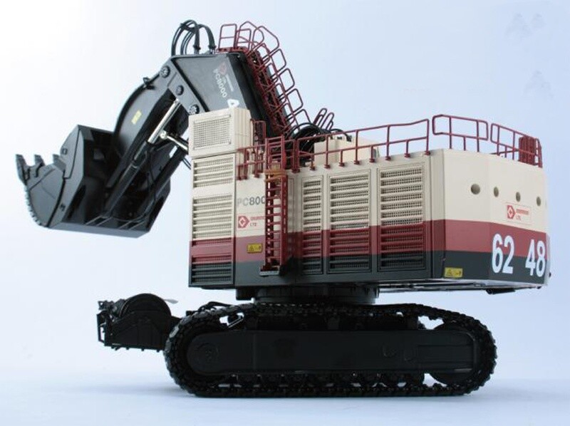 1:50 BYMO PC8000-6 Electric Shovel “Drummond ” Excavator Equipment Diecast Model