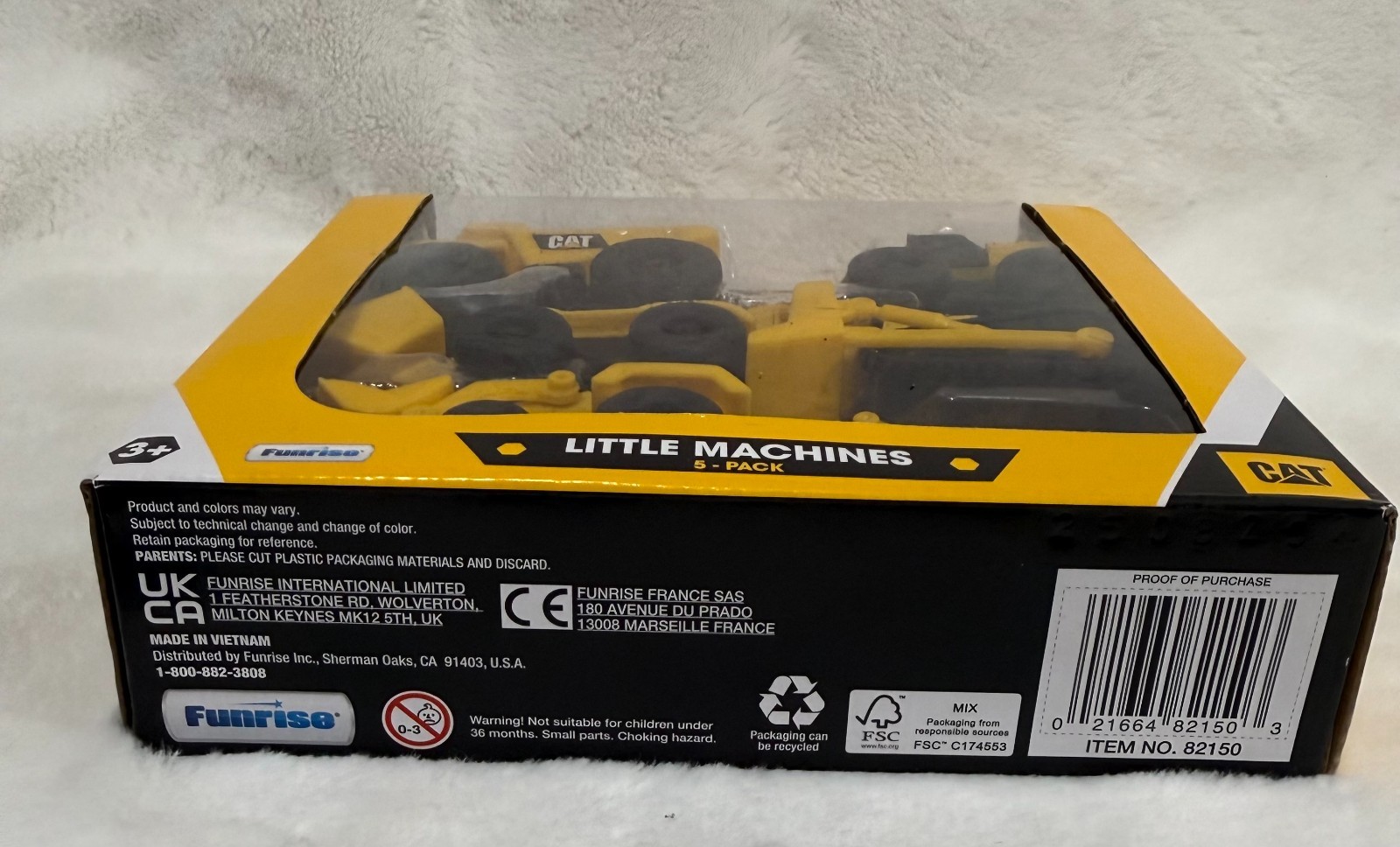 CAT Caterpillar Little Machines 5pk Construction Vehicles Set NEW 2025 Funrise