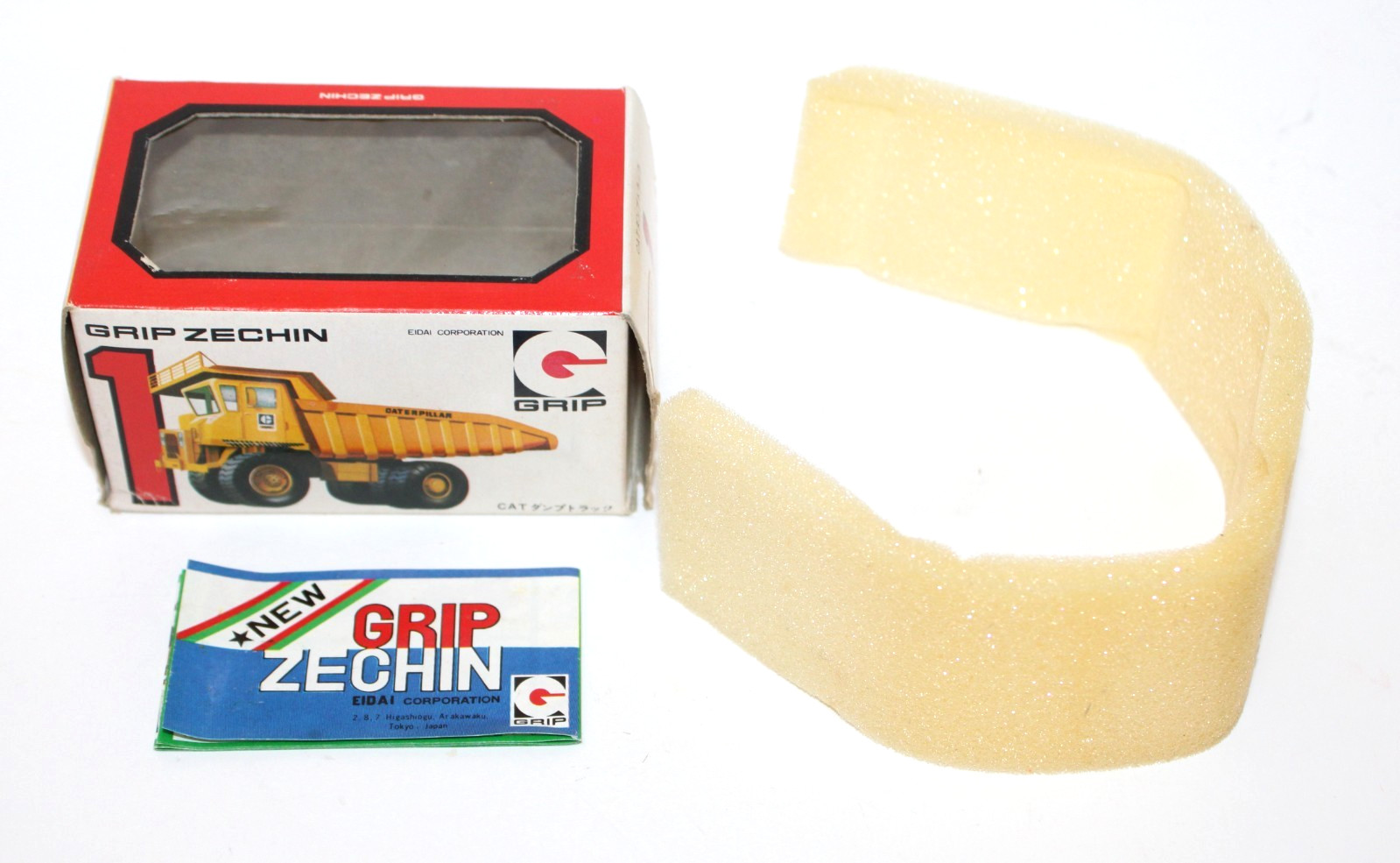 Vintage Edai Grip Zechin #1 Caterpillar 769B Dump Truck NM Boxed Japan 1:98