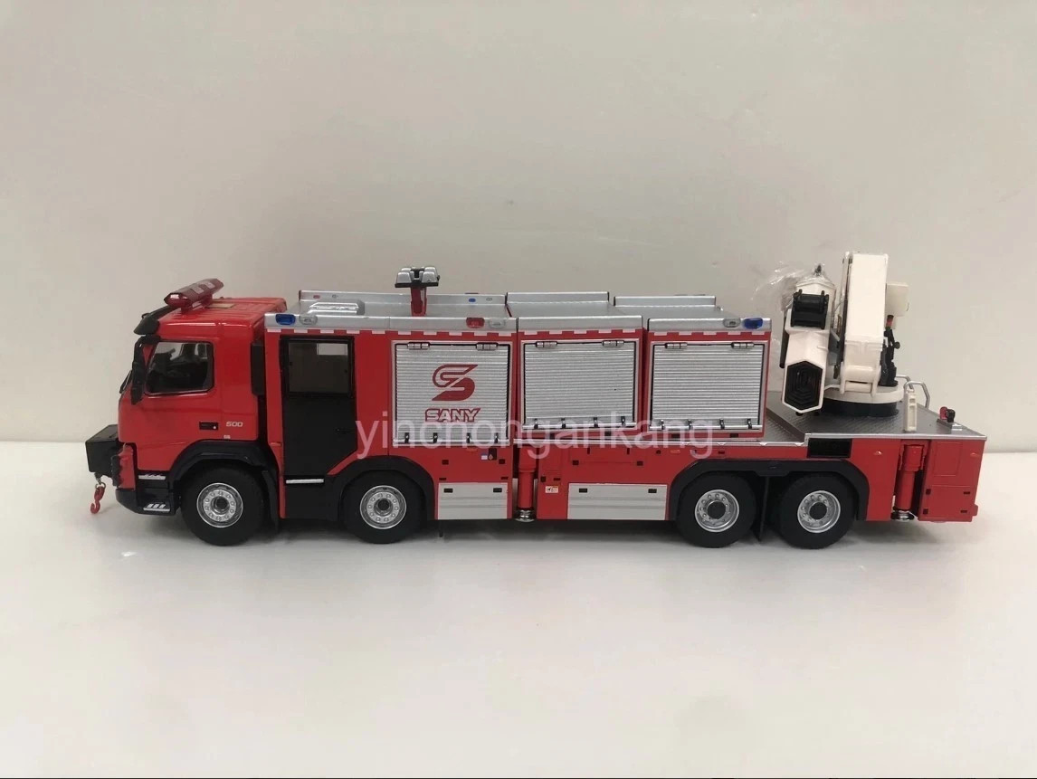 1:50 SANY JY200 Fire Engine Truck Emergency Recue Vehicles Diecast Model