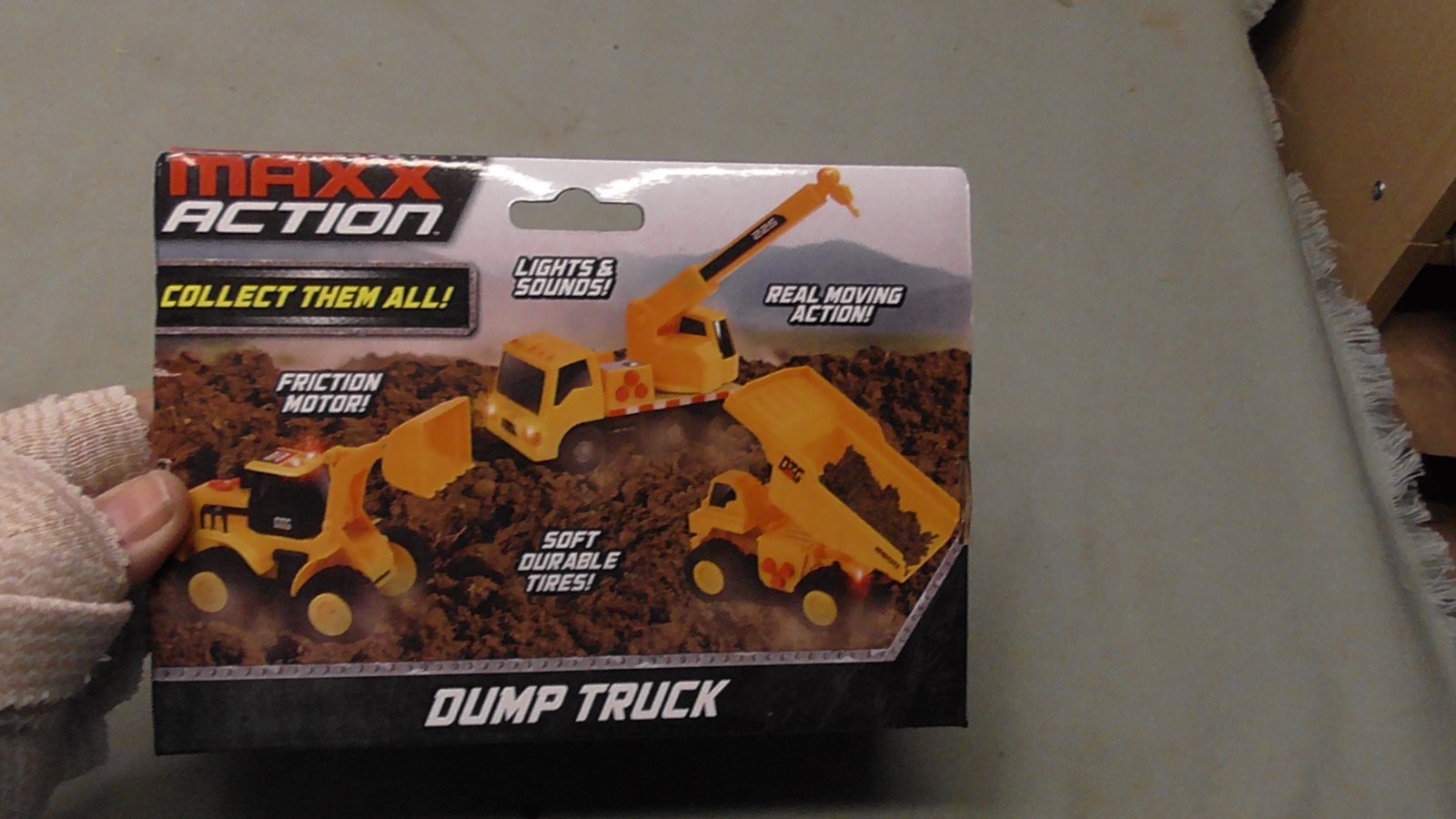 Maxx Action Mega Dump Truck Real Metal Sounds And Lights – NIB