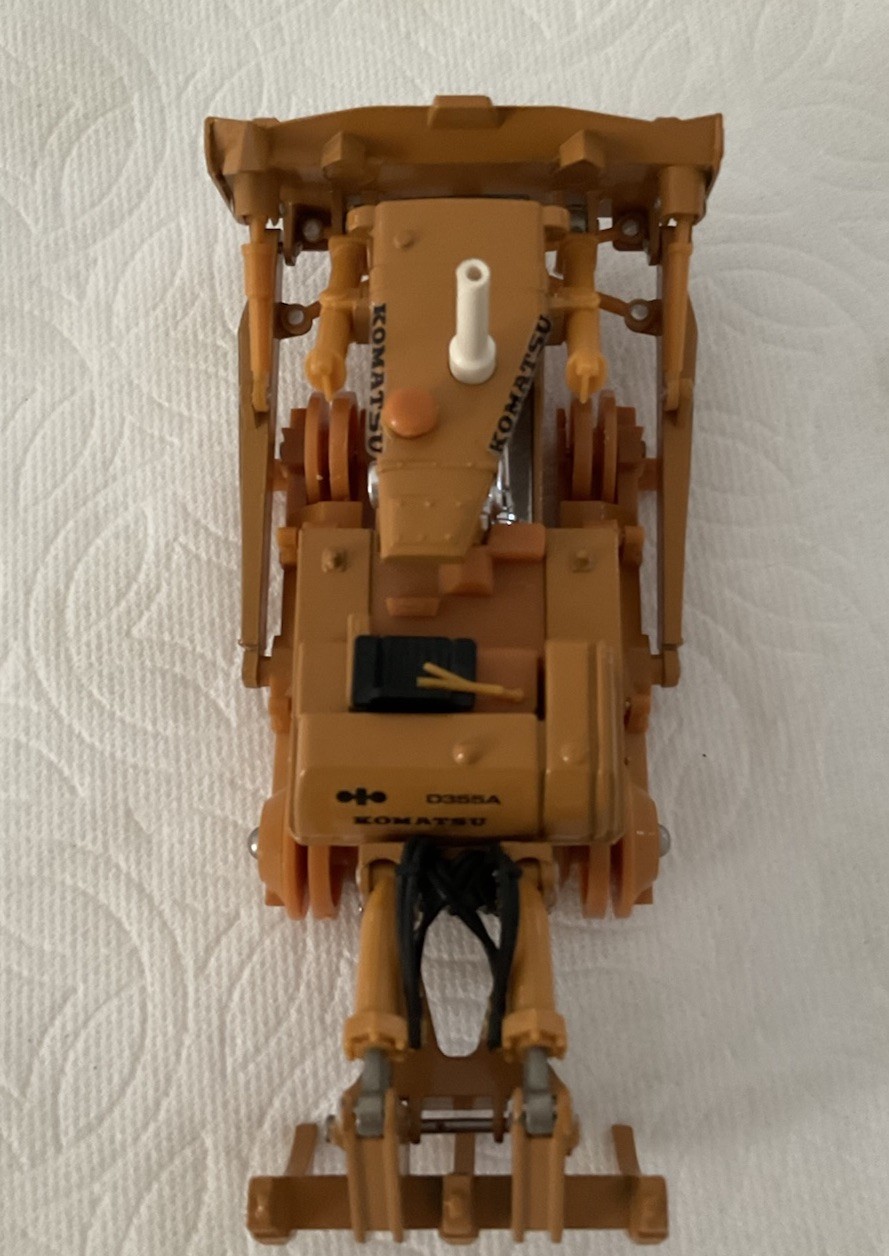 VINTAGE 70’S DIAPET YONEZAWA TOYS KOMATSU D355A PREOWN 1:50 3 SHANK RIPPER JAPAN