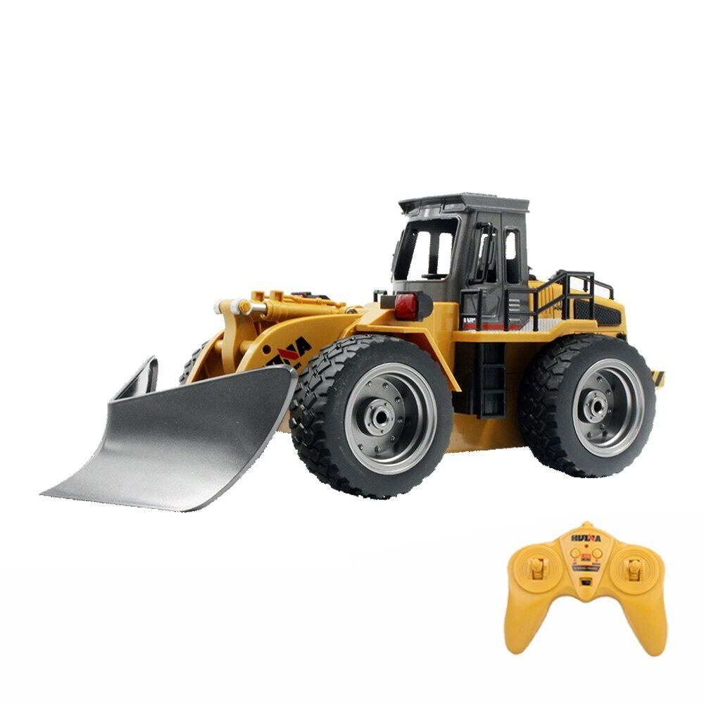 HUINA 1/18 RC Truck Snow Plow Radio 2.4Ghz Controlled Toy Car Gift For Kids New