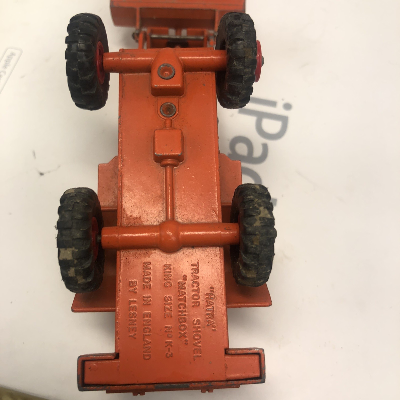 Vintage Lesney Hoveringham King Size HATRA Tractor Shovel & Tipper #1 Matchbox