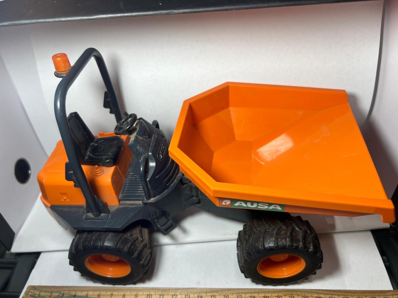 bruder ausa mini dumper germany orange grey toy kids