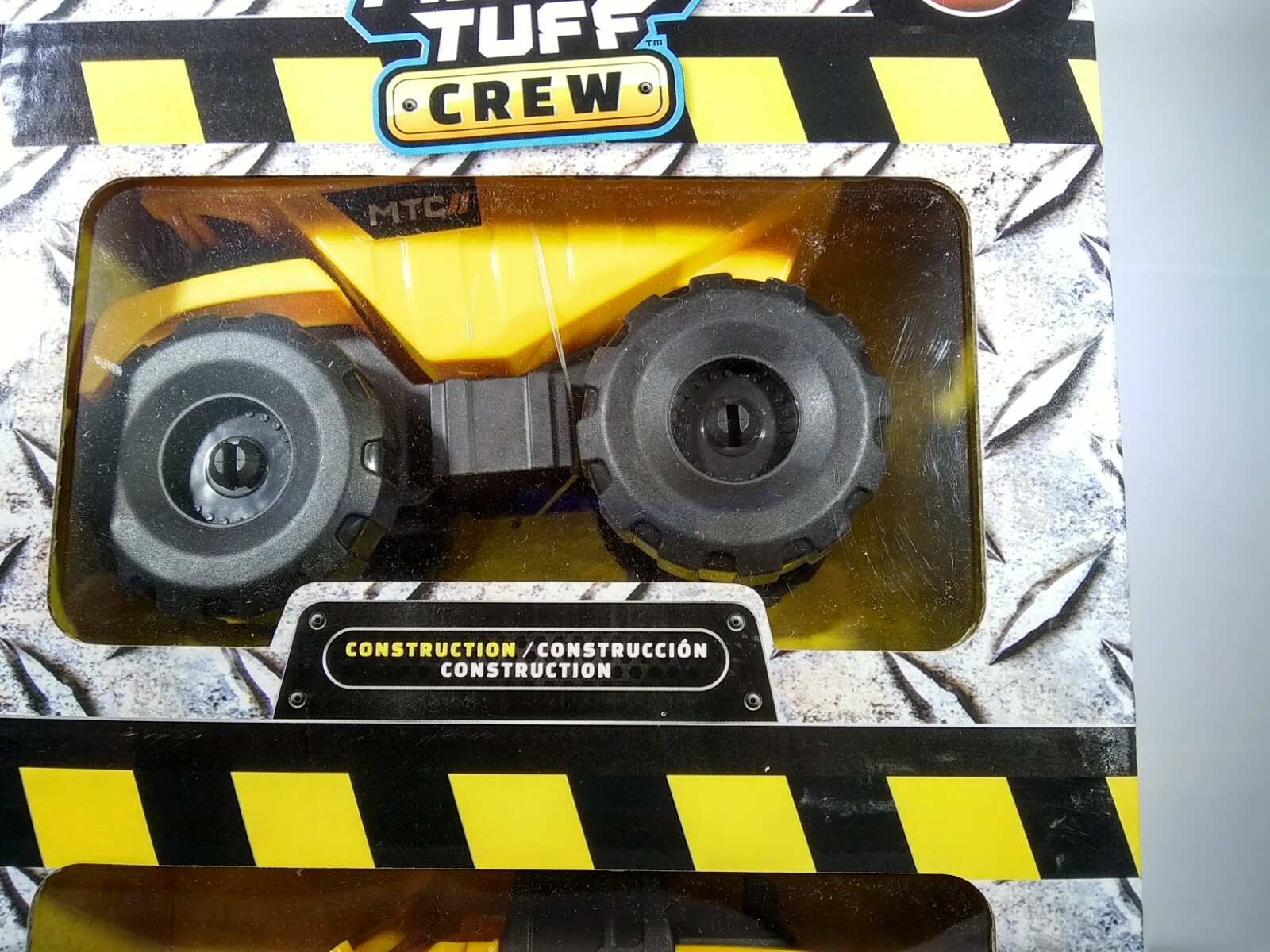 Mighty Tuff Crew 3 Pack Construction Vehicle Set Free-Wheeling MTC Dump Truck 3+