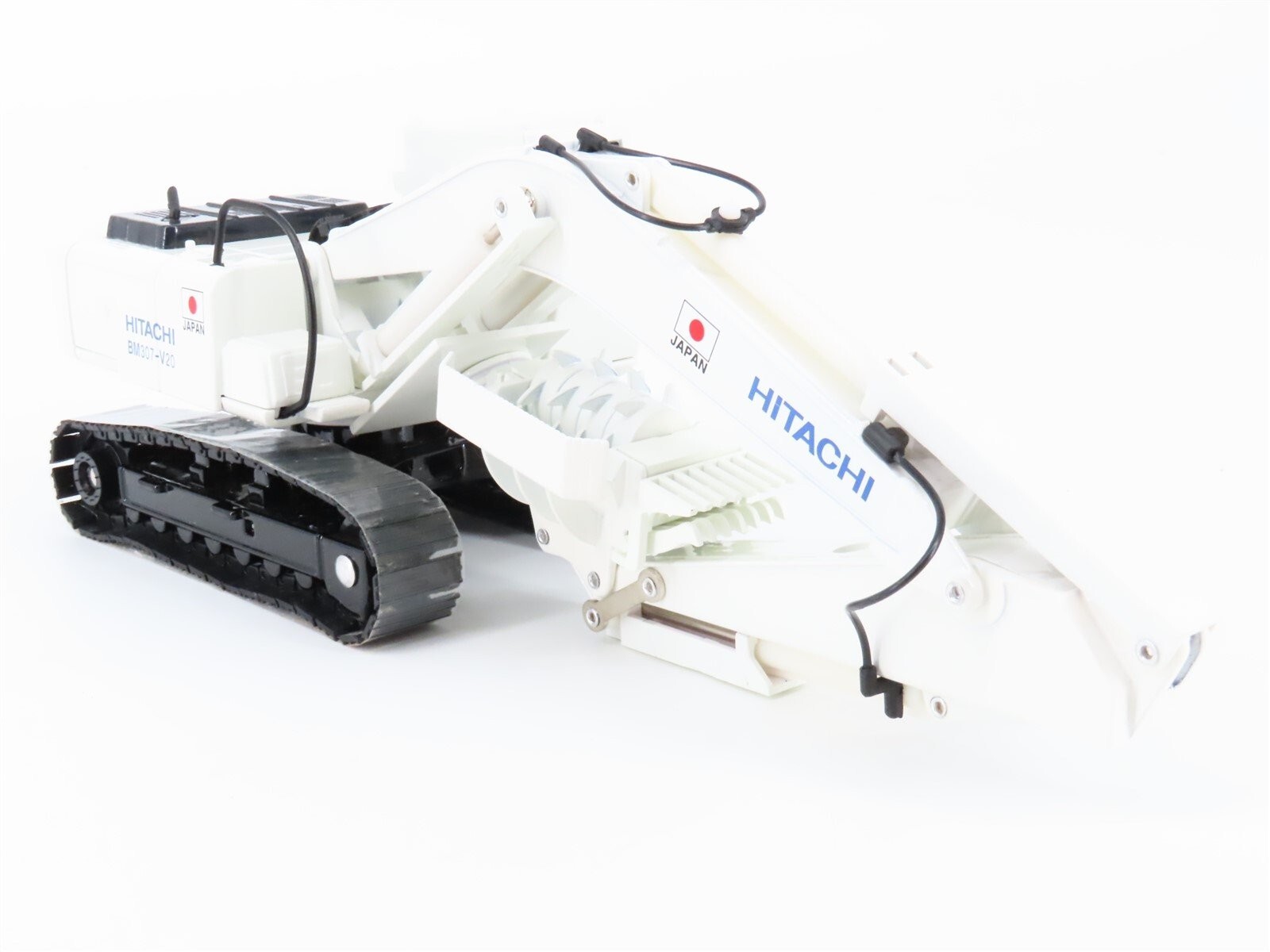 Hitachi BM307-V20 Excavator with Demining Equipment Shinsei 1:40 Scale Model New