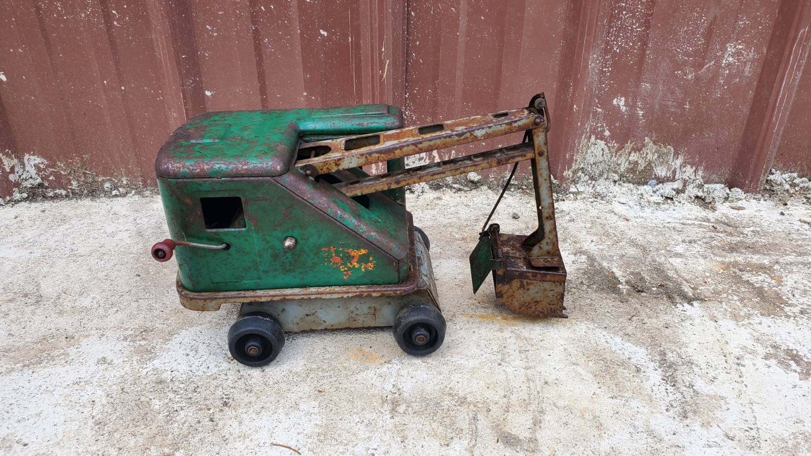 Vintage Marx Lumar Contractors Steam Shovel