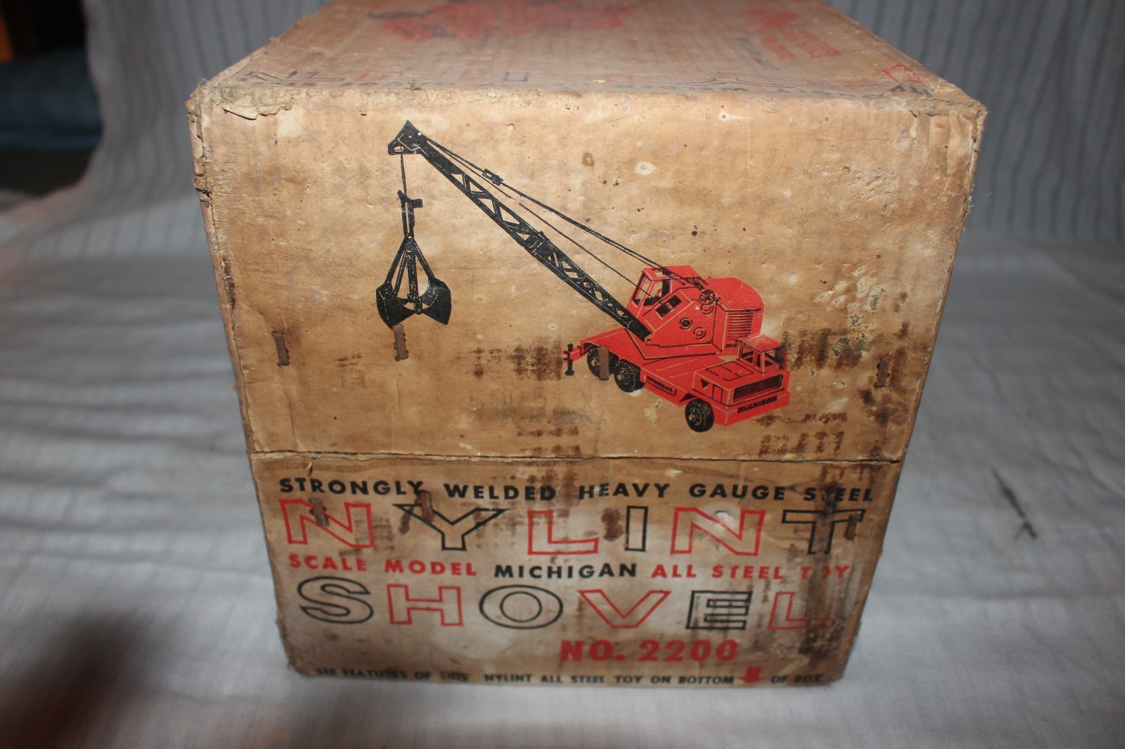 Vintage Nylint Michigan Shovel Crane No. 2200 Box – BOX ONLY
