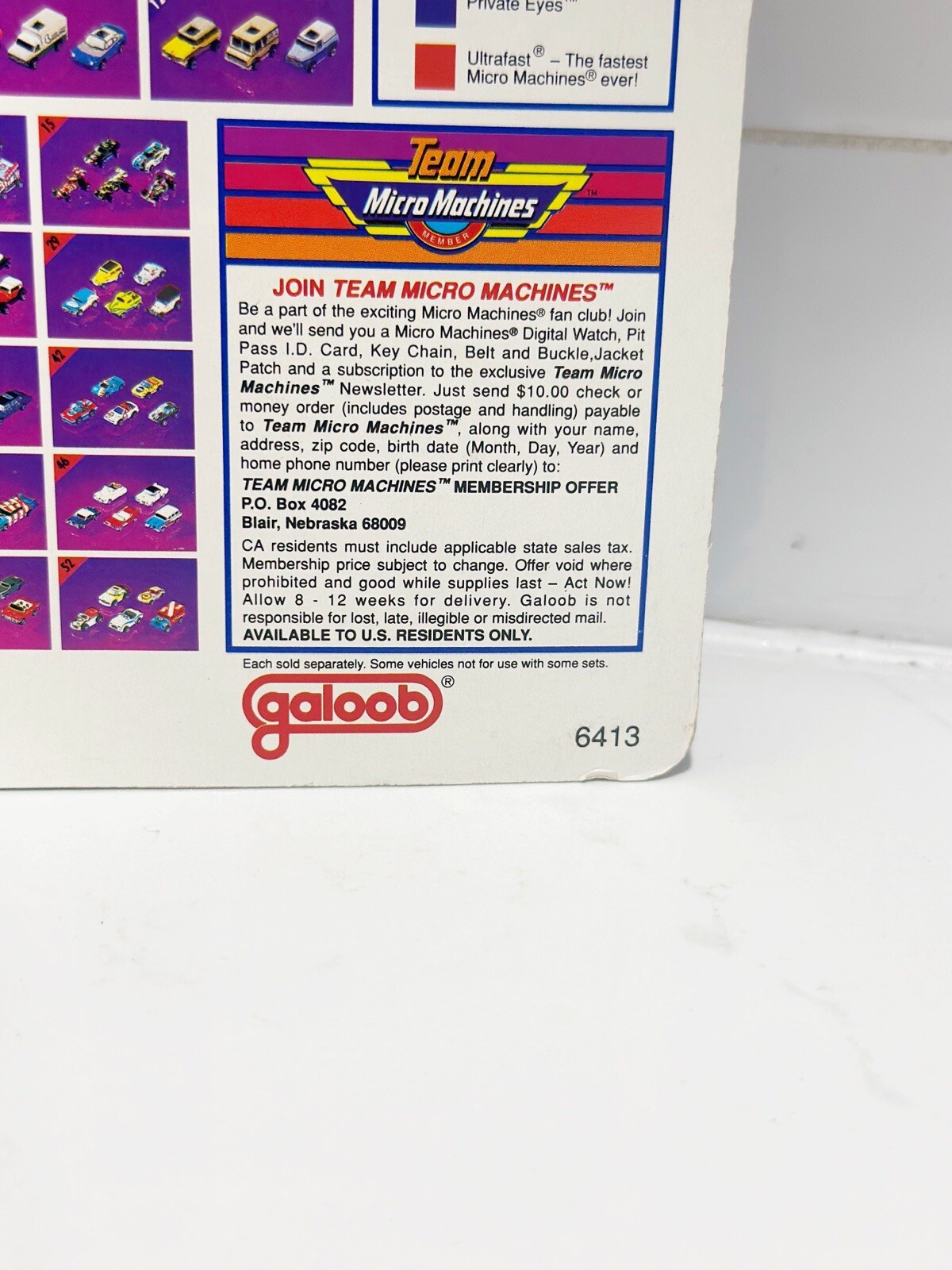 New Vintage PRIVATE EYES #2 Collection Micro Machines Secret Scene GALOOB 6413
