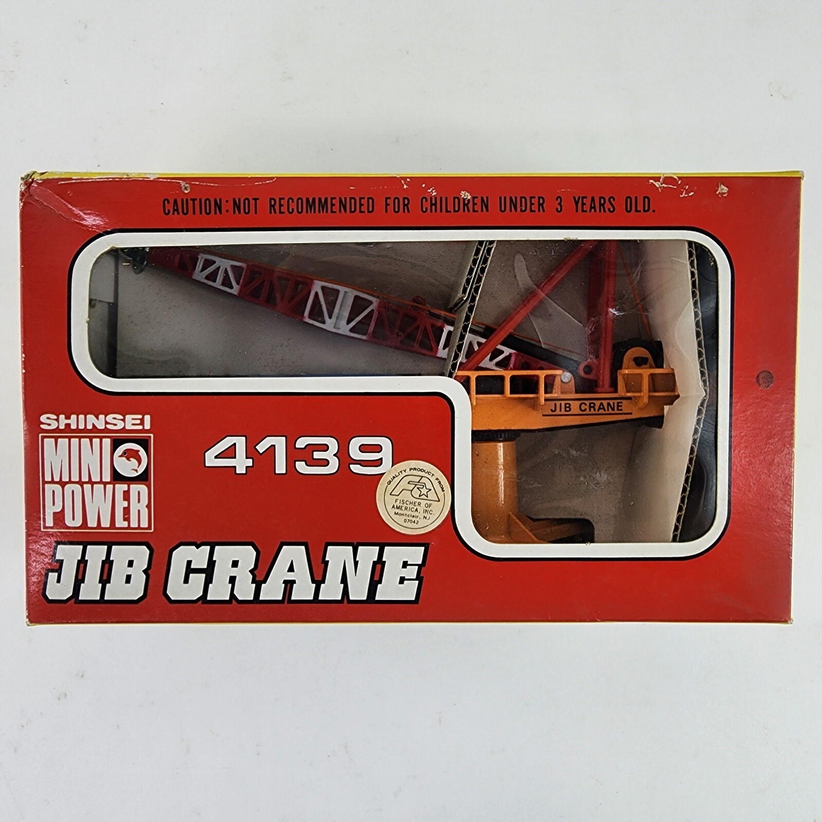 Shinsei Mini Power JIB CRANE 4139 Diecast Kit ORIGINAL COMPLETE RARE NOS NEW