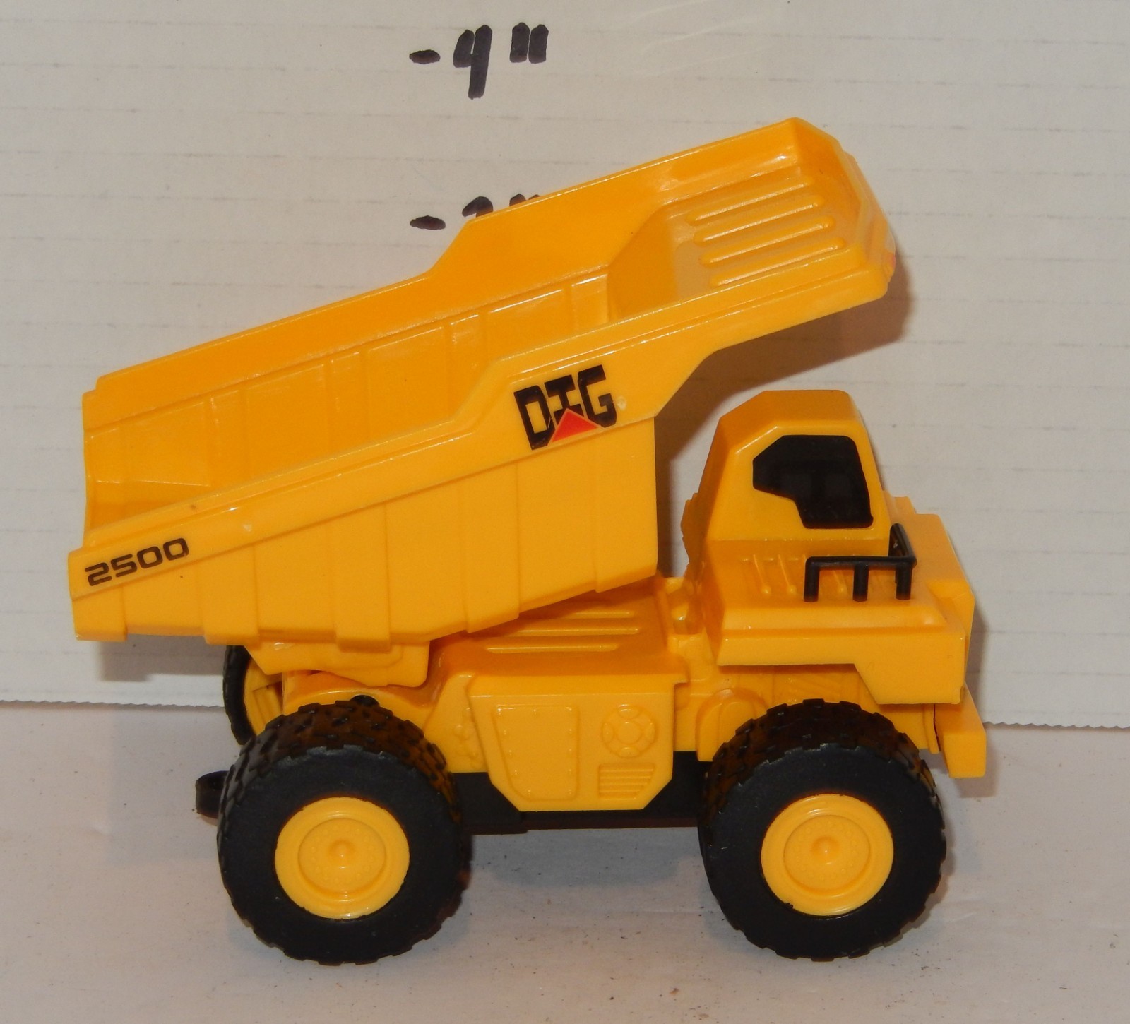 Maxx Action Mini Dump Truck toy – Moving Parts Sounds Lights Rev Motor