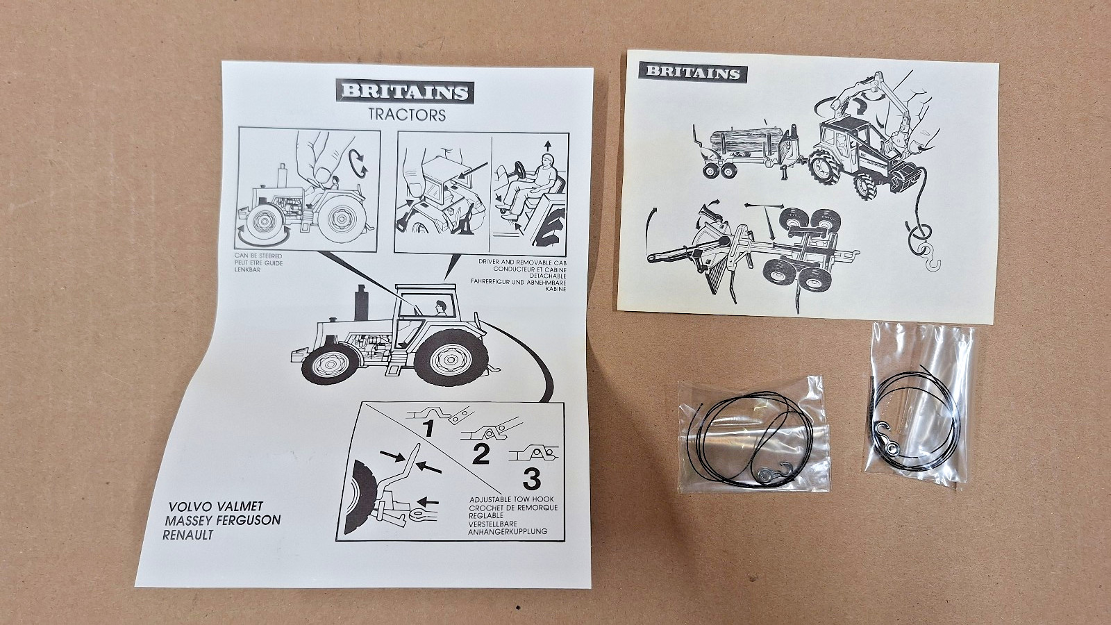 Britains Volvo BM Valmet 805 Logging Tractor 1:32 Scale New in Box 9516
