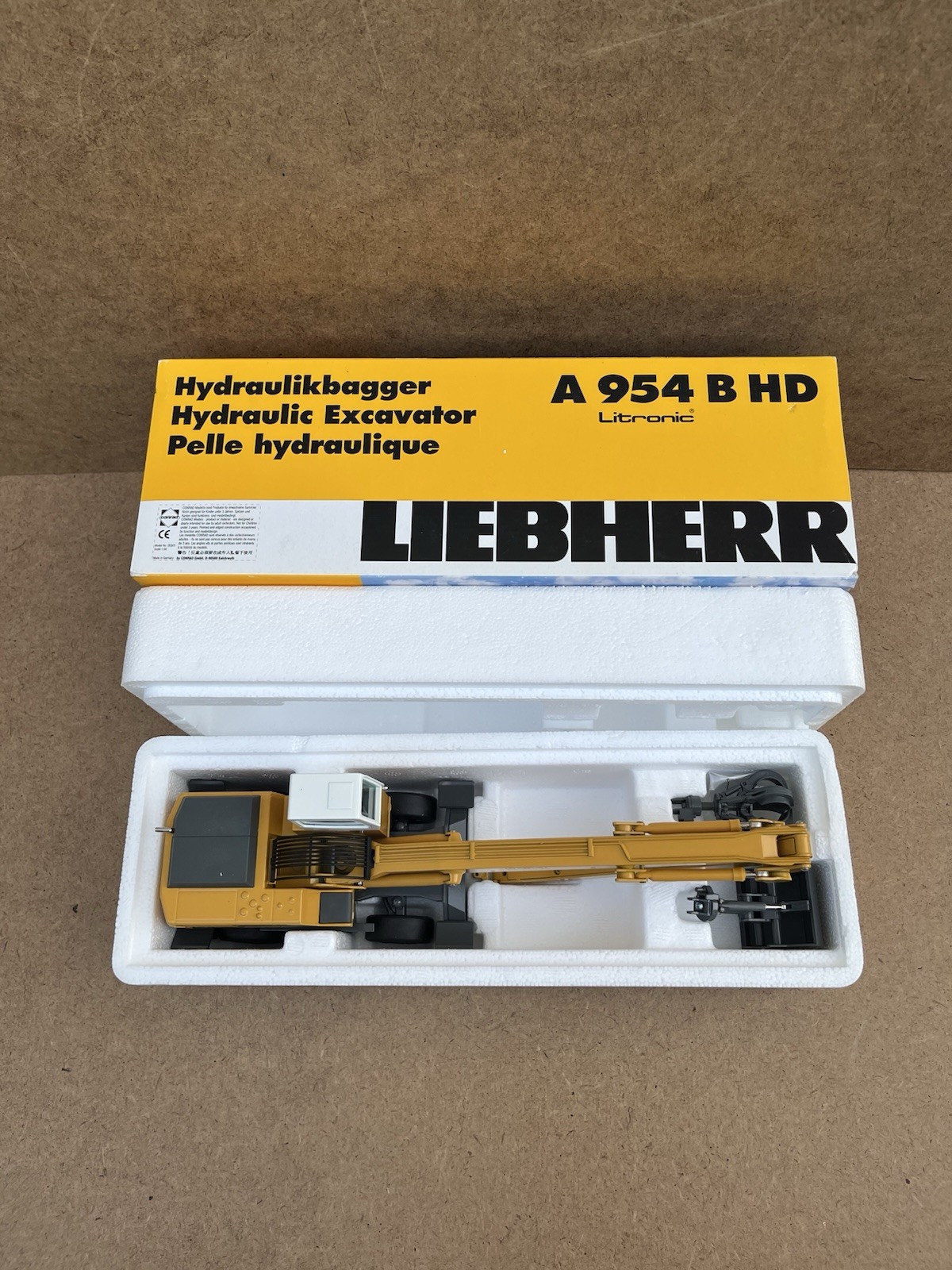 Conrad 1/50 Scale 2839/01 – Liebherr A 954 B HD Litronic Hydraulic Excavator!!!