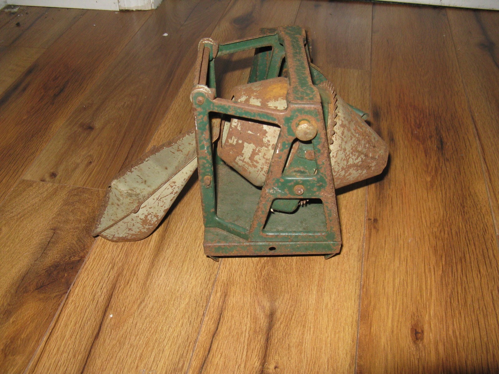 **PARTS REPAIR** Antique BUDDY L Green Concrete Cement Mixer Pressed Steel 1930s
