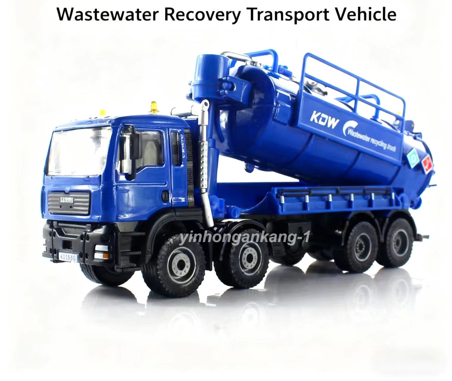 1/50 Kaidiwei Engineering Vehicle Water Truck Alloy Model