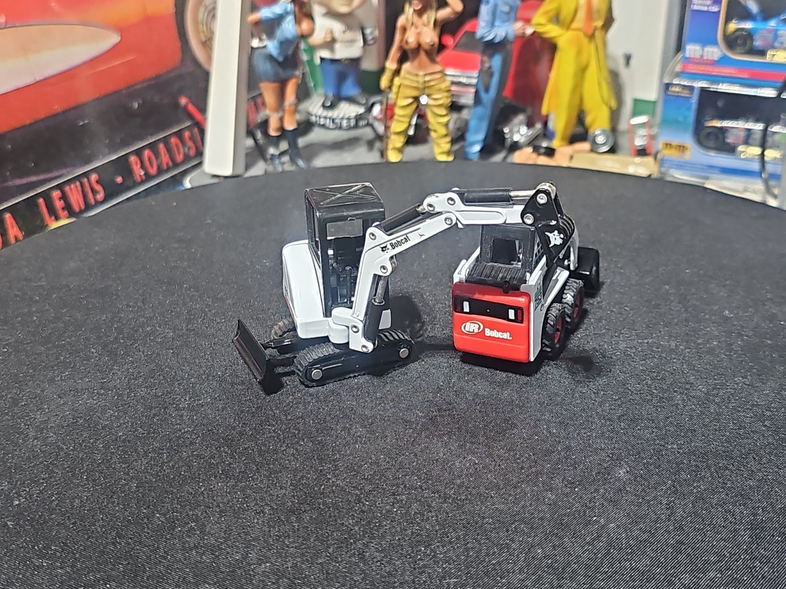VINTAGE ERTL 1/50 Bobcat Lot OF 2 S753 Skid Steer Loader S325 Excavator NICE