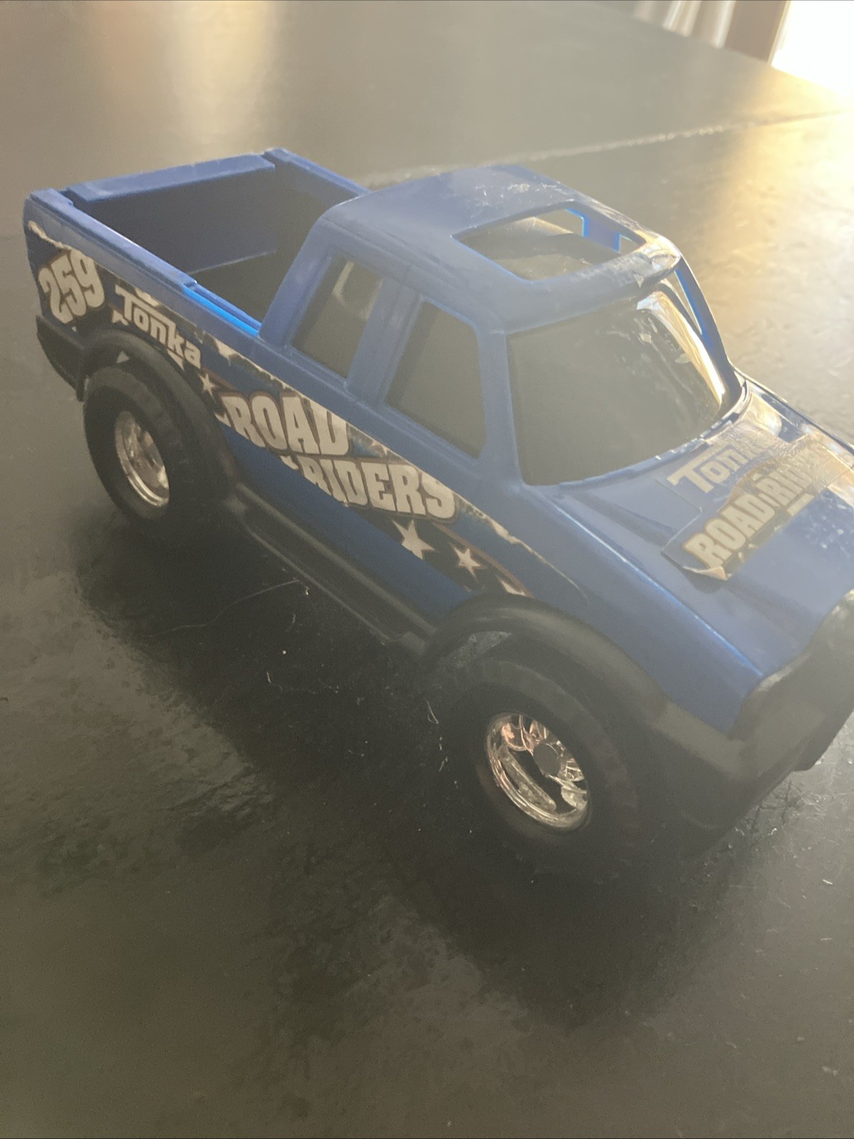 Vintage Tonka Hasbro Plastic Pick Up Truck 259 Road Riders Blue