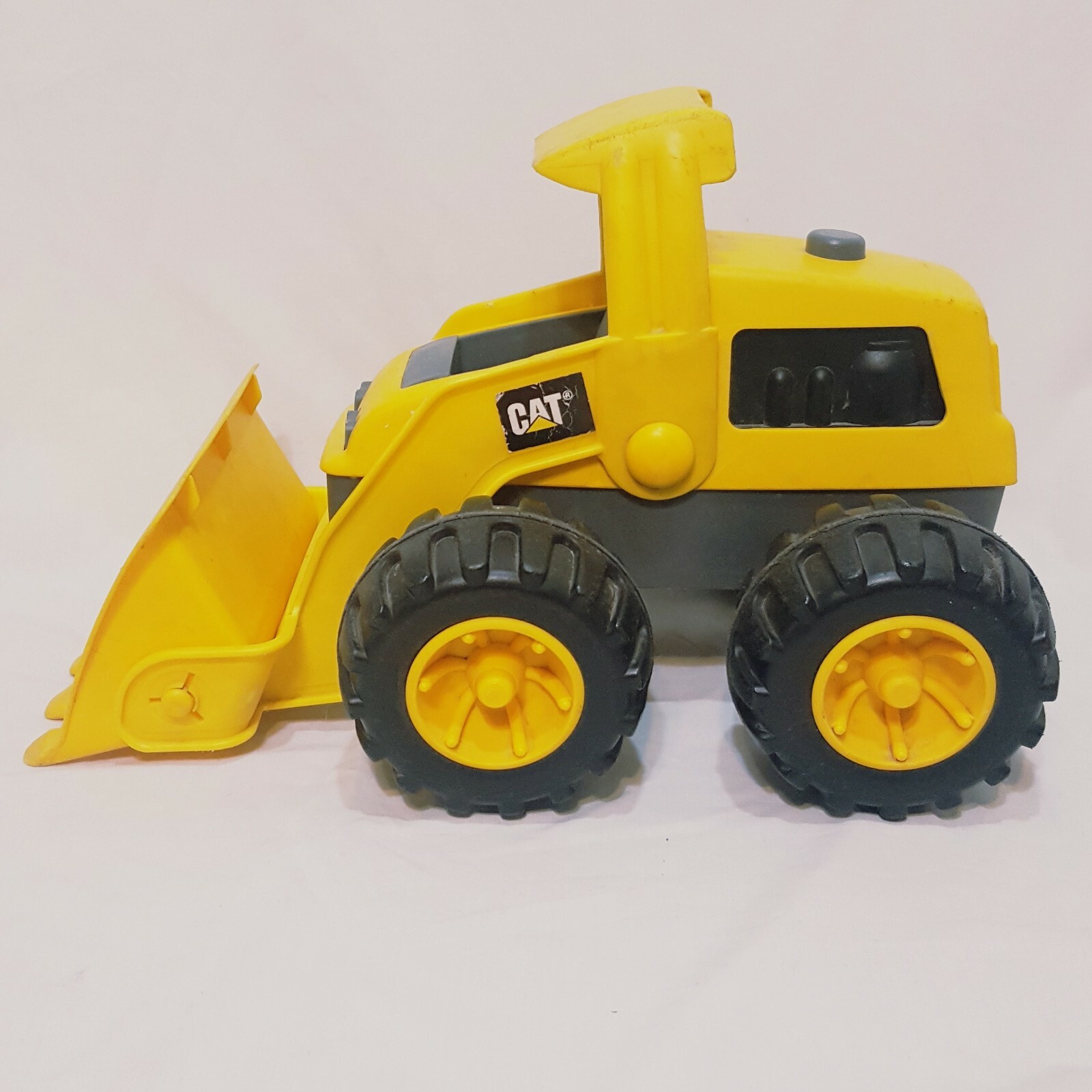 Caterpillar Toy Bulldozer Front Loader Plastic 8″ Toy State Toddler Yellow Black
