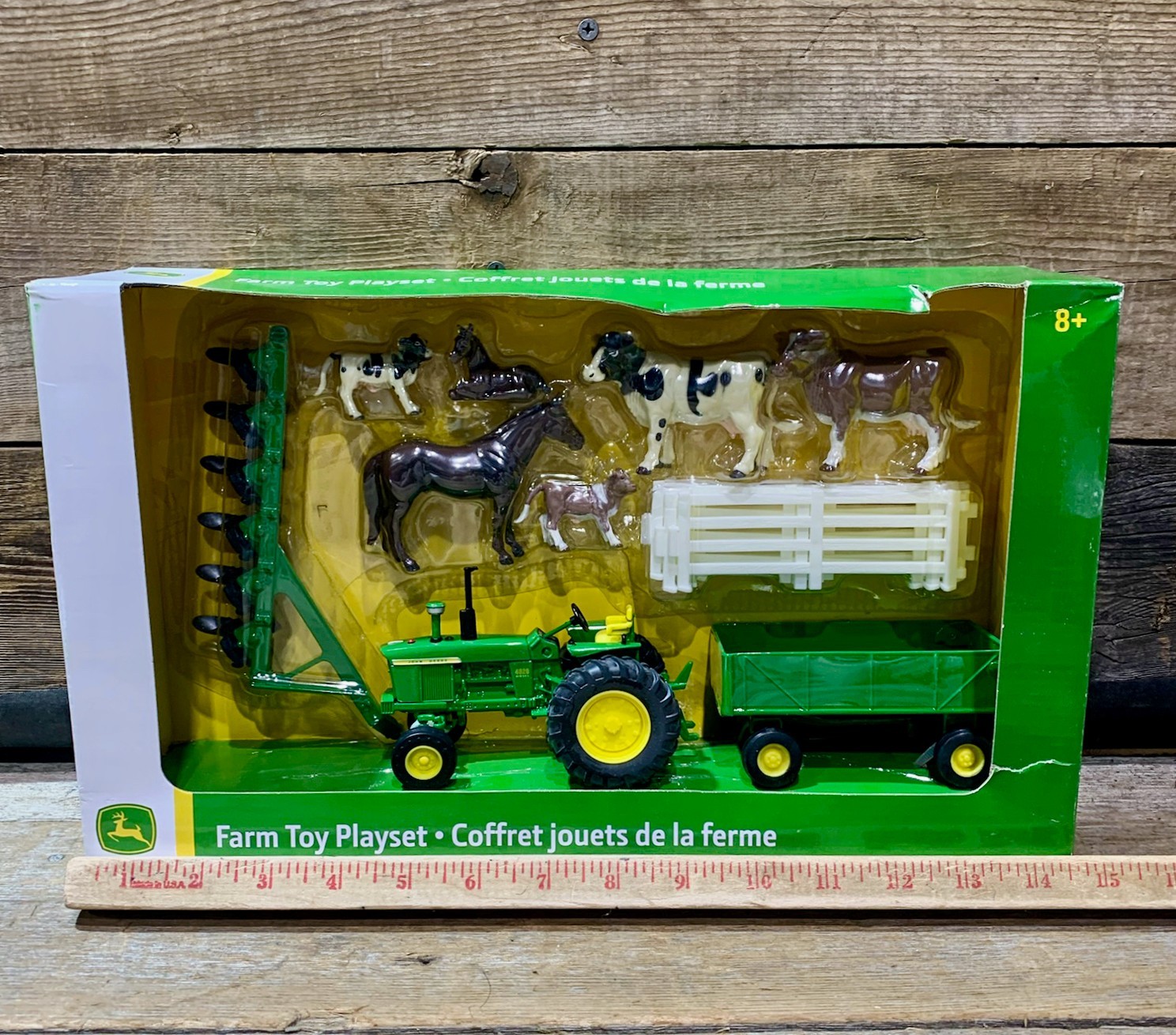 ERTL, Tomy, John Deere, Farm Toy Playset, LP64818, NIB