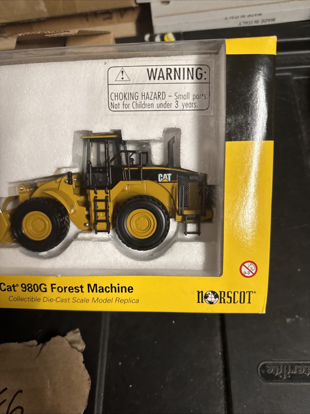 Norscot Cat 980G Forest Machine 1/50 Scale DieCast Model 55026 NIB