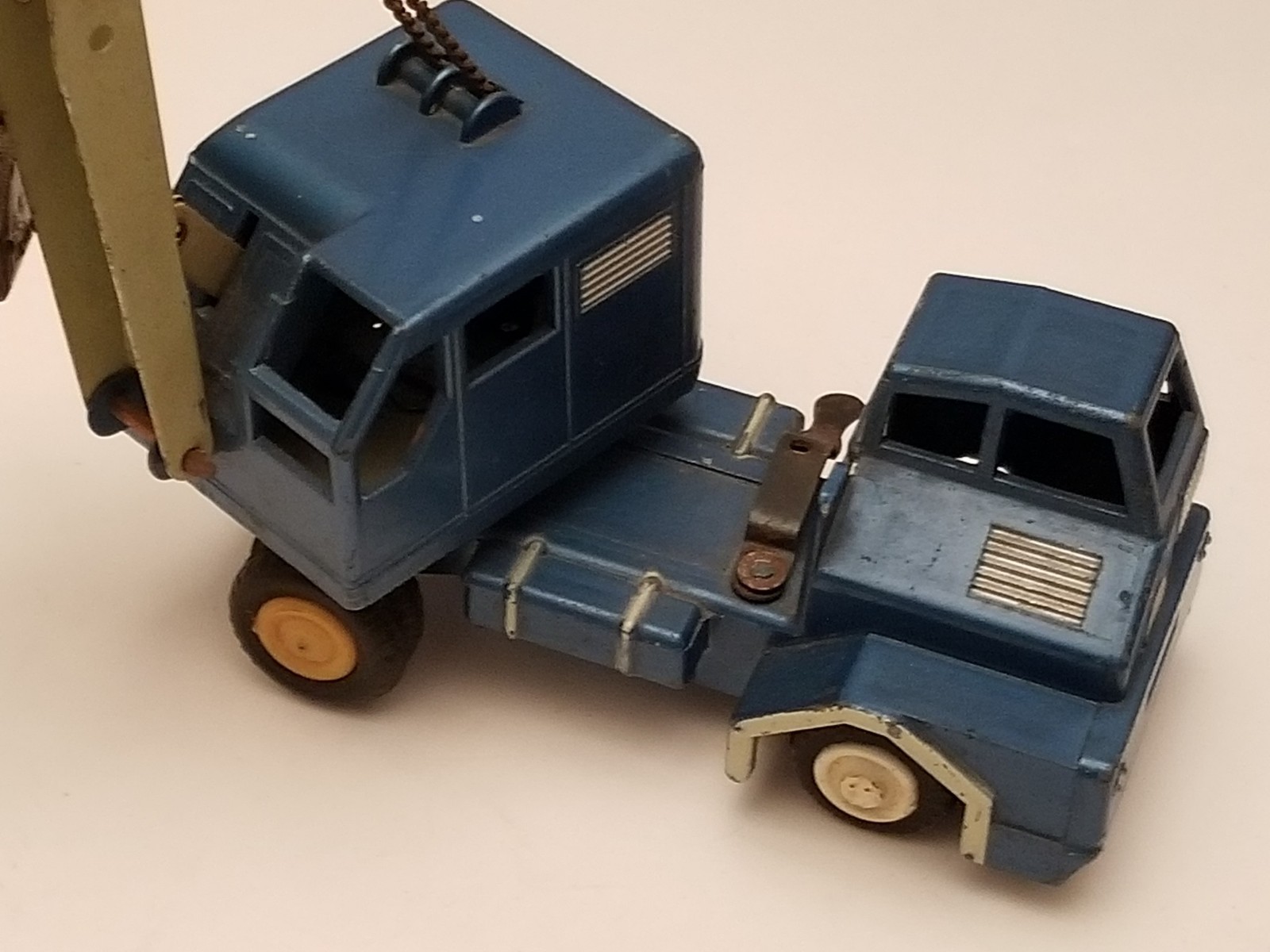 Vintage Gama West Germany Blue Clam Bucket Crane Truck C