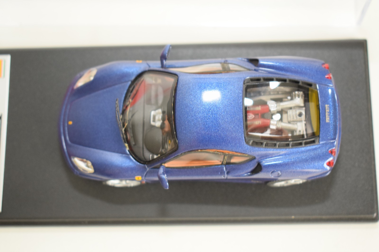C10 1:43 LOOKSMART LS112C LS112 C FERRARI F430 MET. BLUE MIB RARE