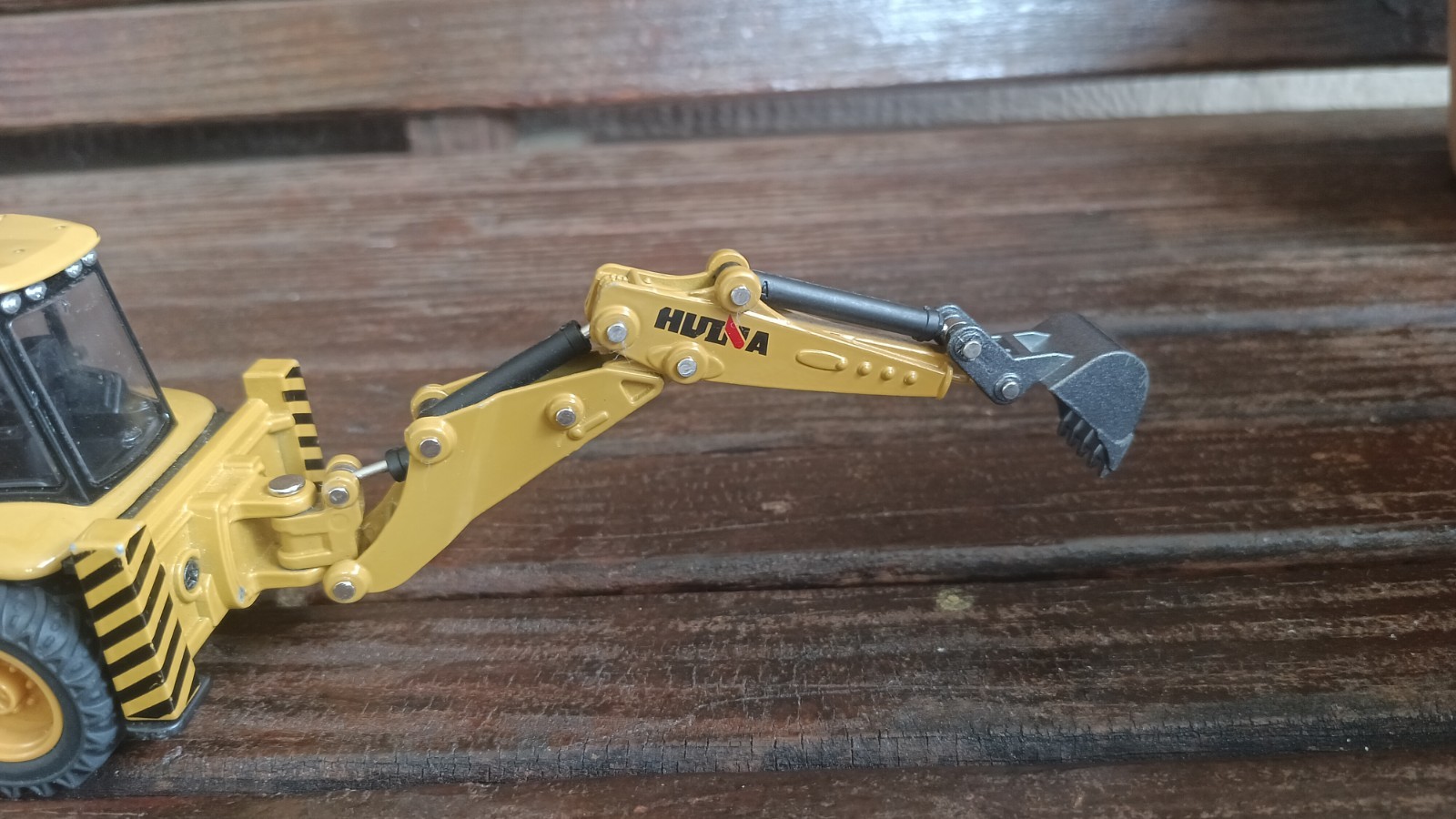Huina Metal Front & Rear Loader 1:50 Alloy Engineering Construction Vehicle 1704