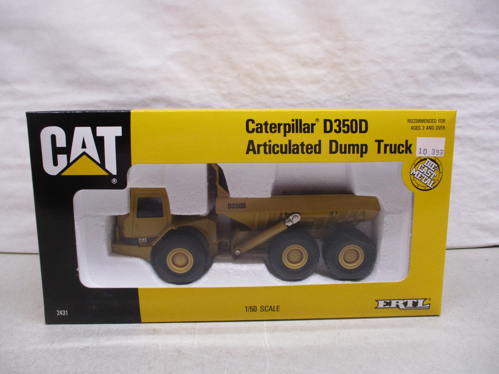 Ertl Caterpillar D350D Articulated Dump Truck 1/50