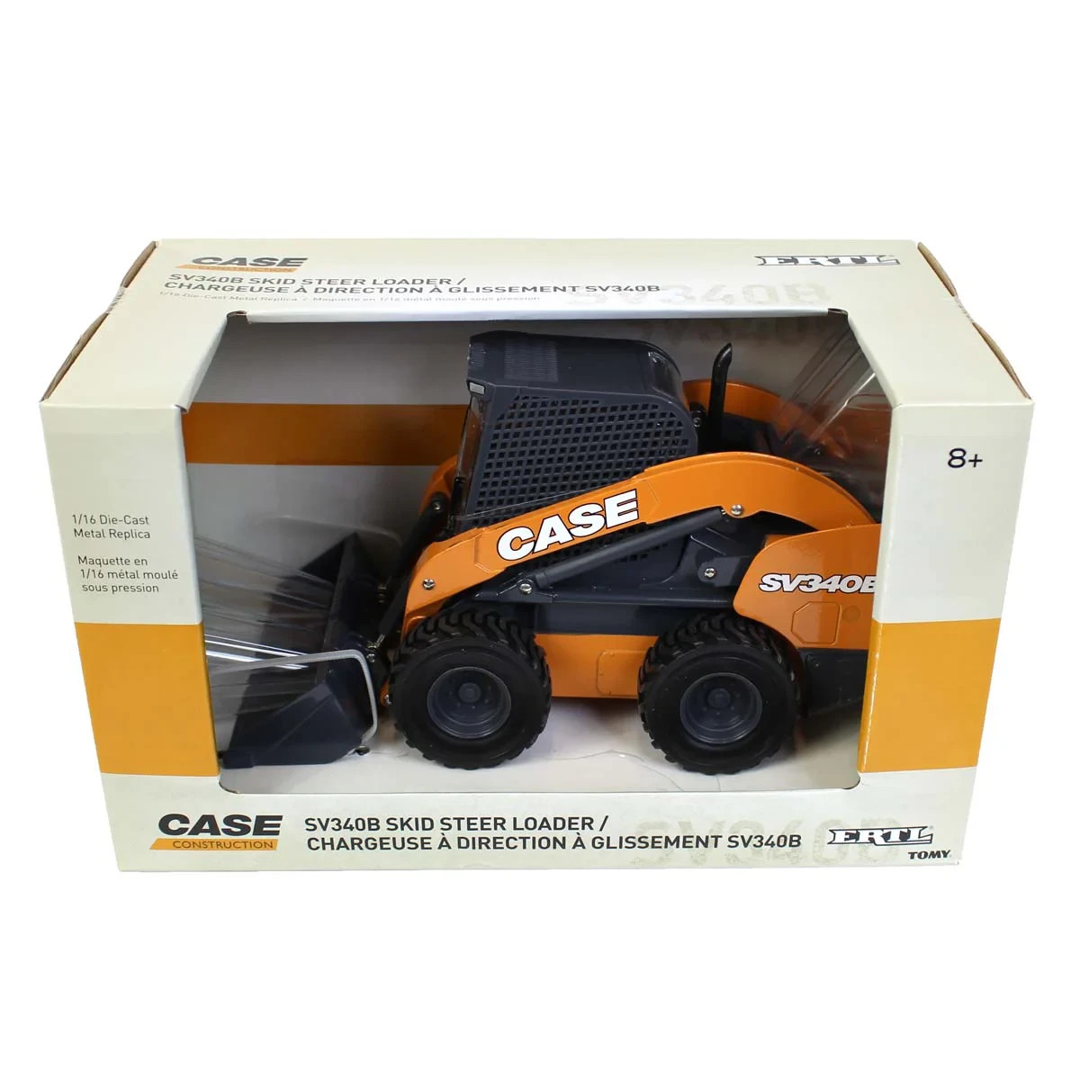 CASE SV340B Skid Steer Loader Diecast 1:16 Scale Model – ERTL ZFN44197