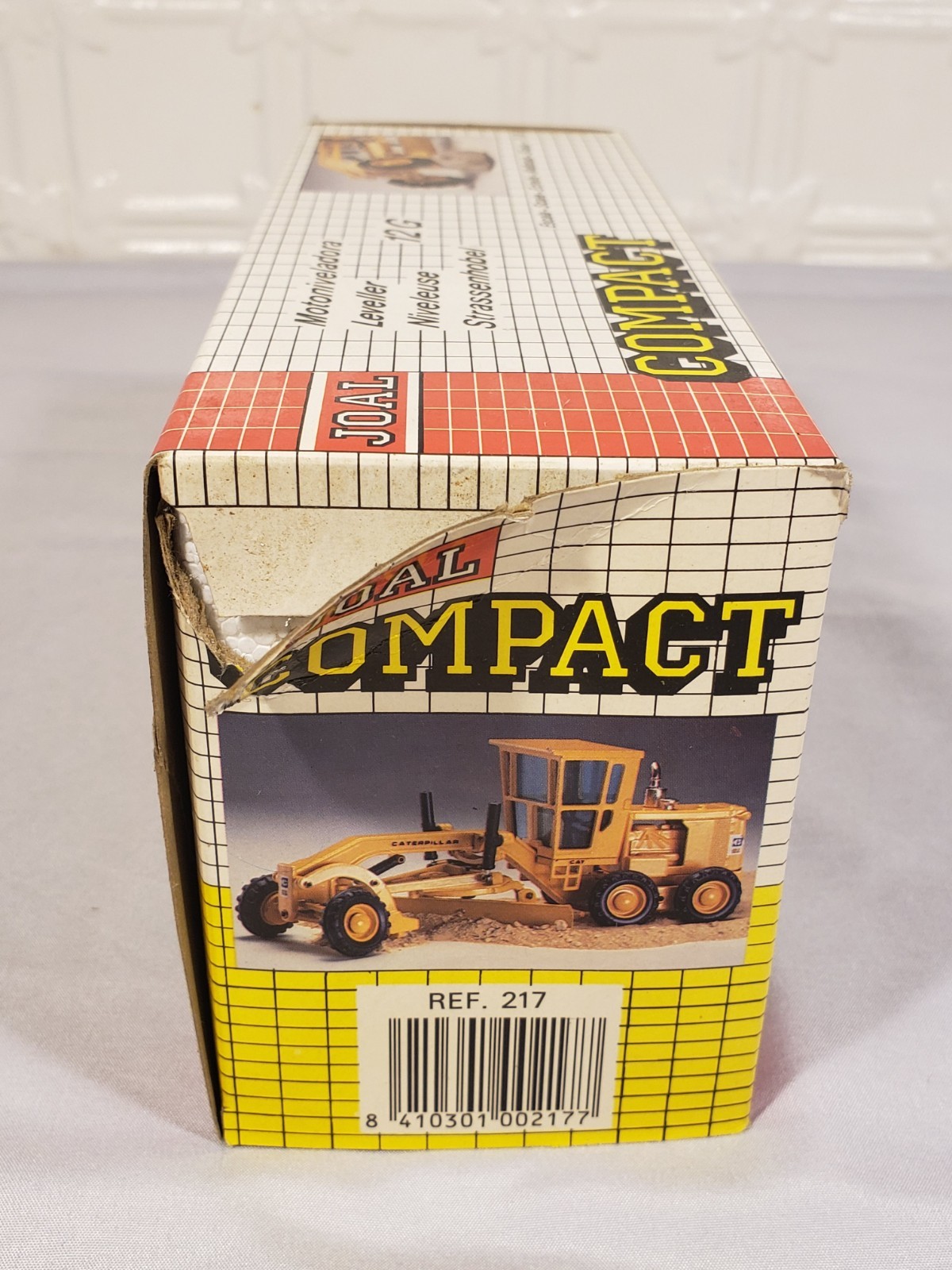 Joal Compact CAT Caterpillar 12G Motor Grader 1:50 Diecast Metal MPN 217 Box