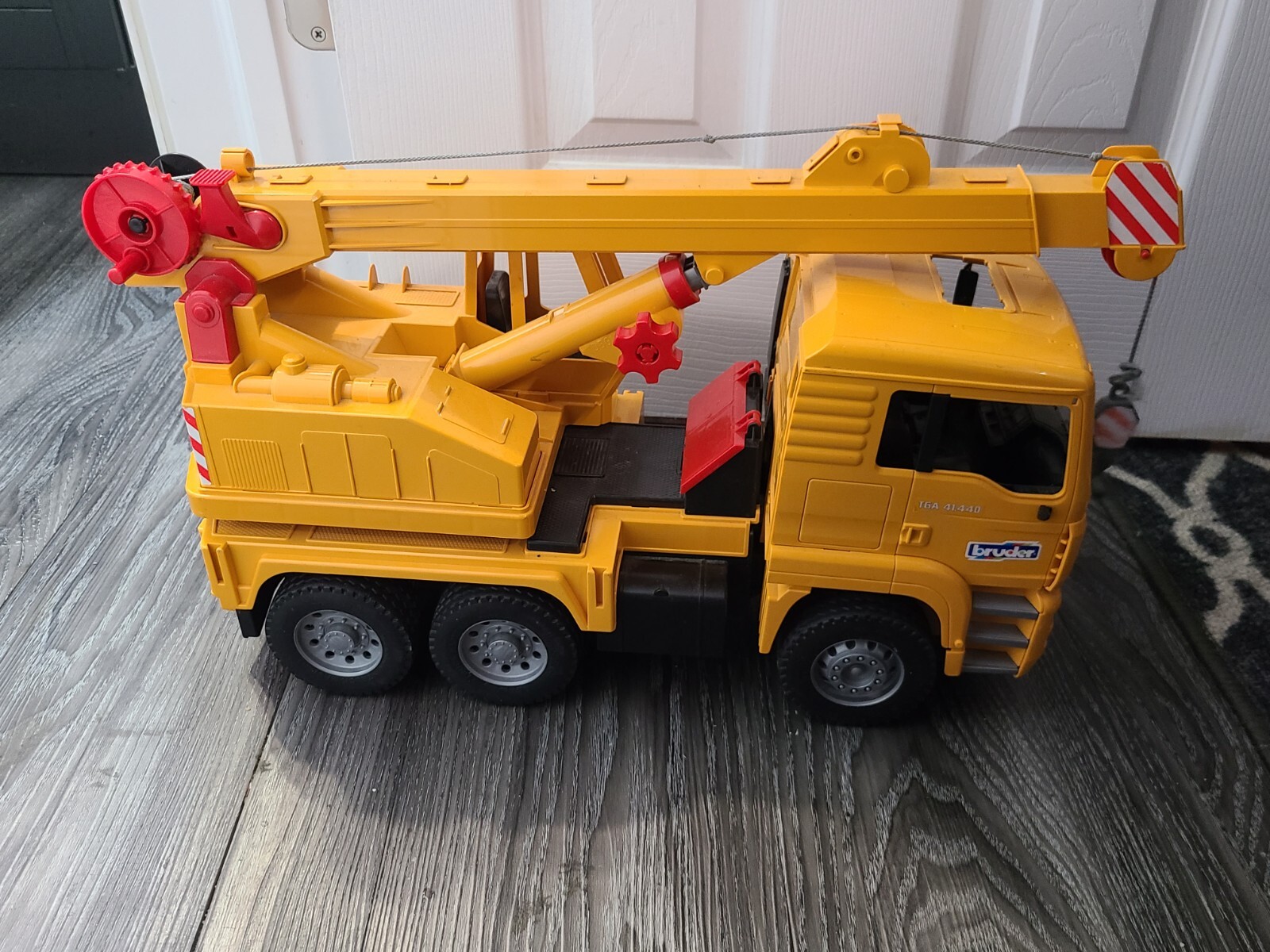 Bruder construction toy Tele Crane TC 4500 made in Germany dump truck excavator