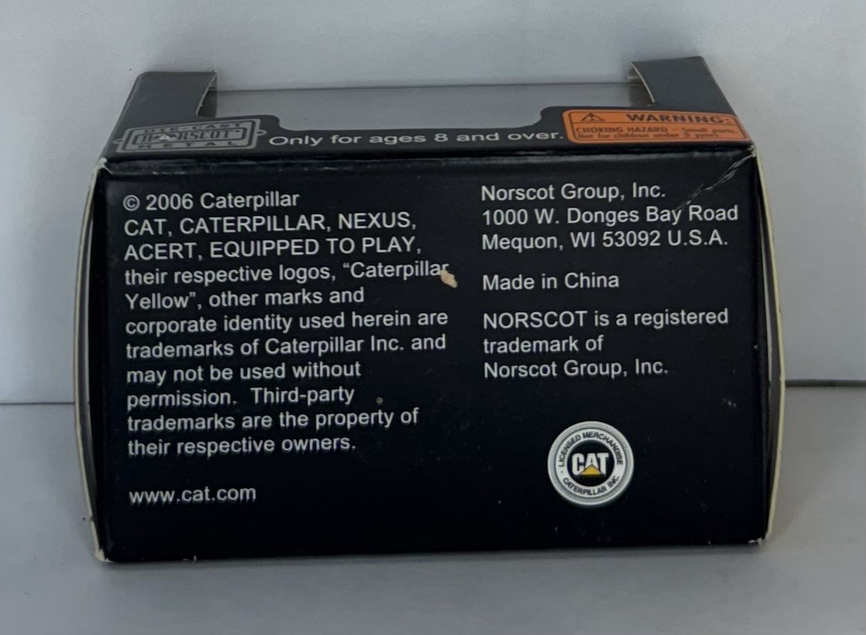 Pair Of Norscot Construction Mini Cat 906 Wheel Loader & 315C L Excavator