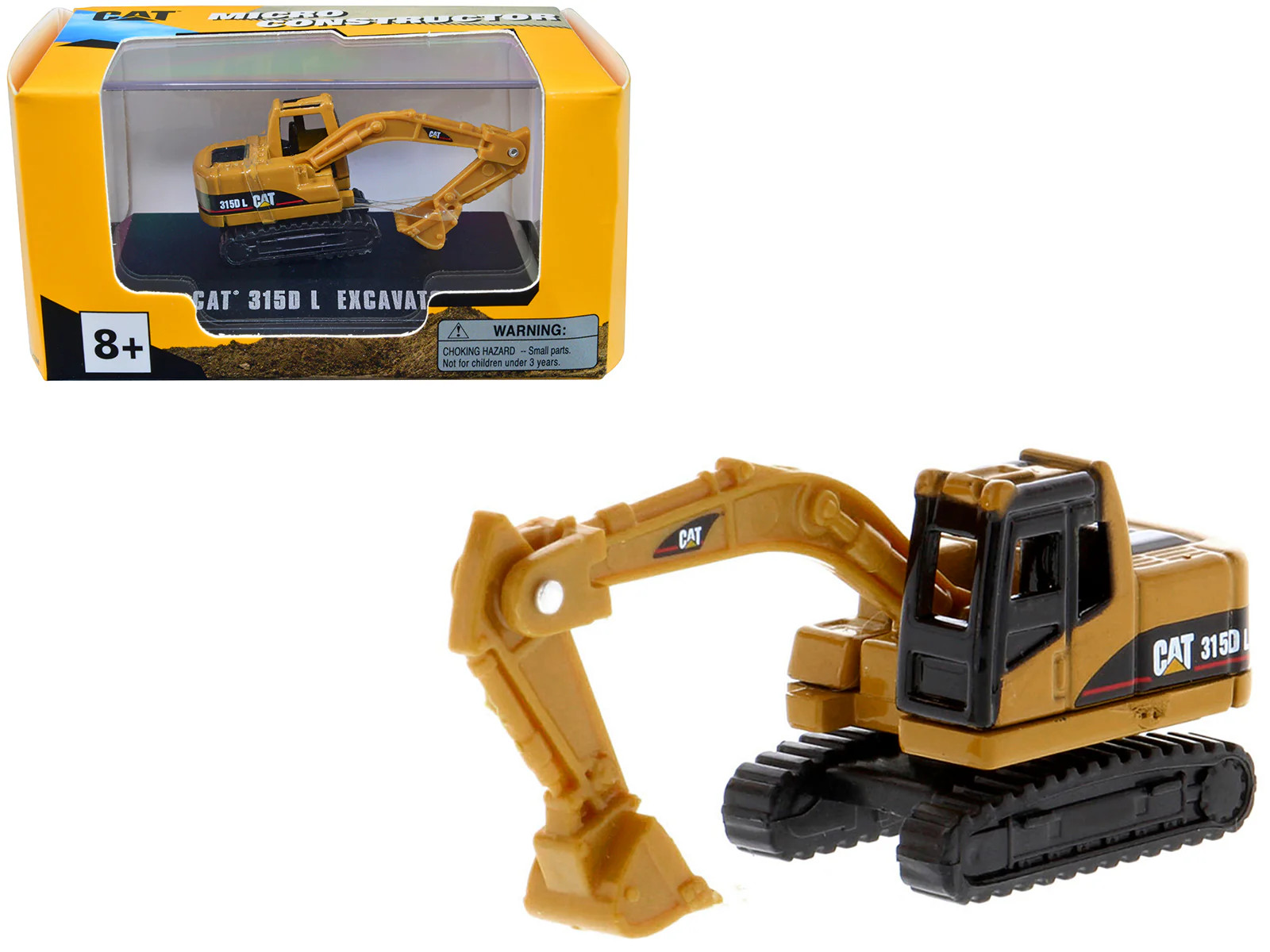 CAT Caterpillar 315D L Excavator Yellow “Micro-Constructor” Series Diecast Model