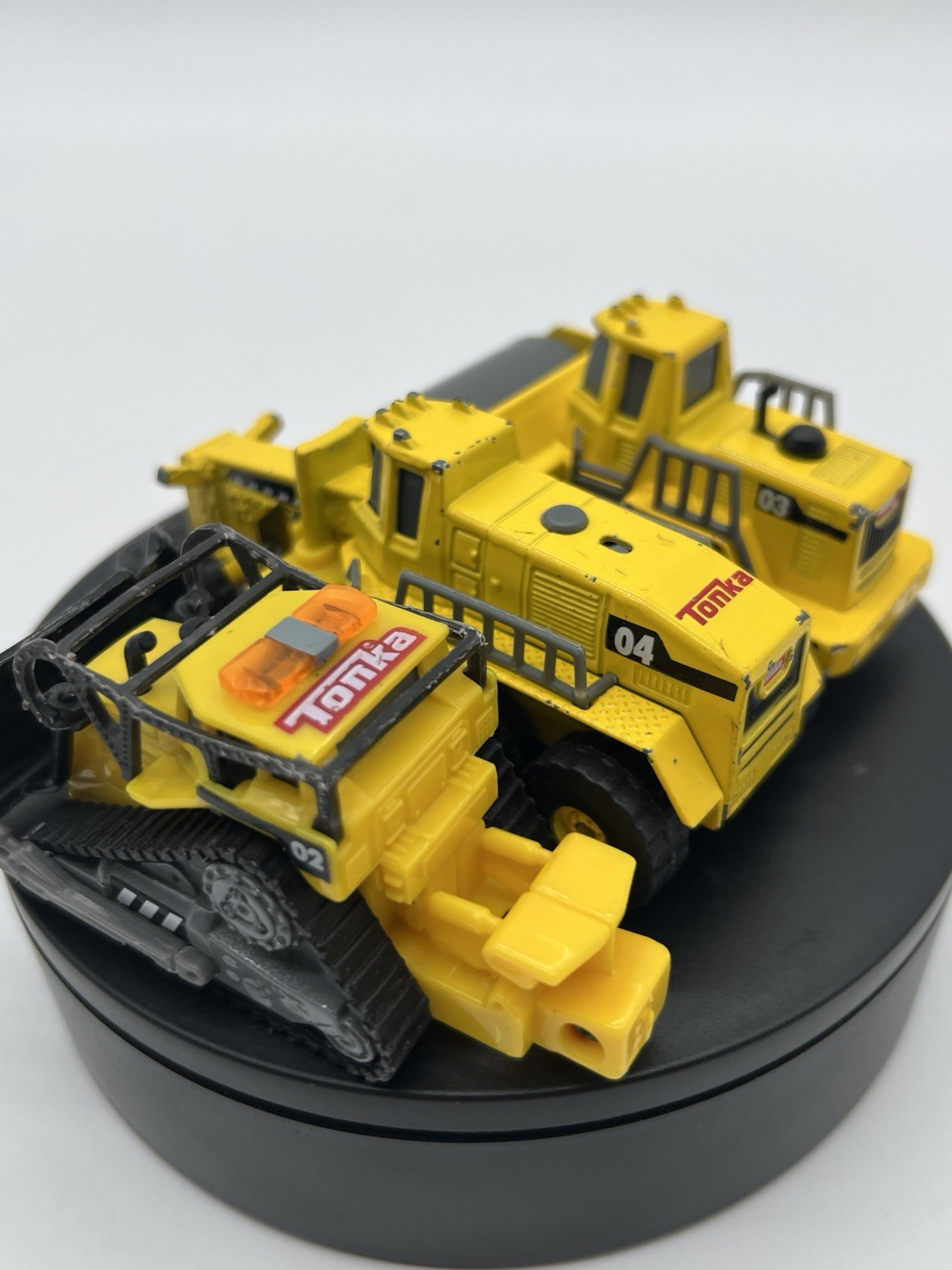 Lot of 3 Tonka Real Tough 2016 Diecast Construction Crew Road Equipment 1:64