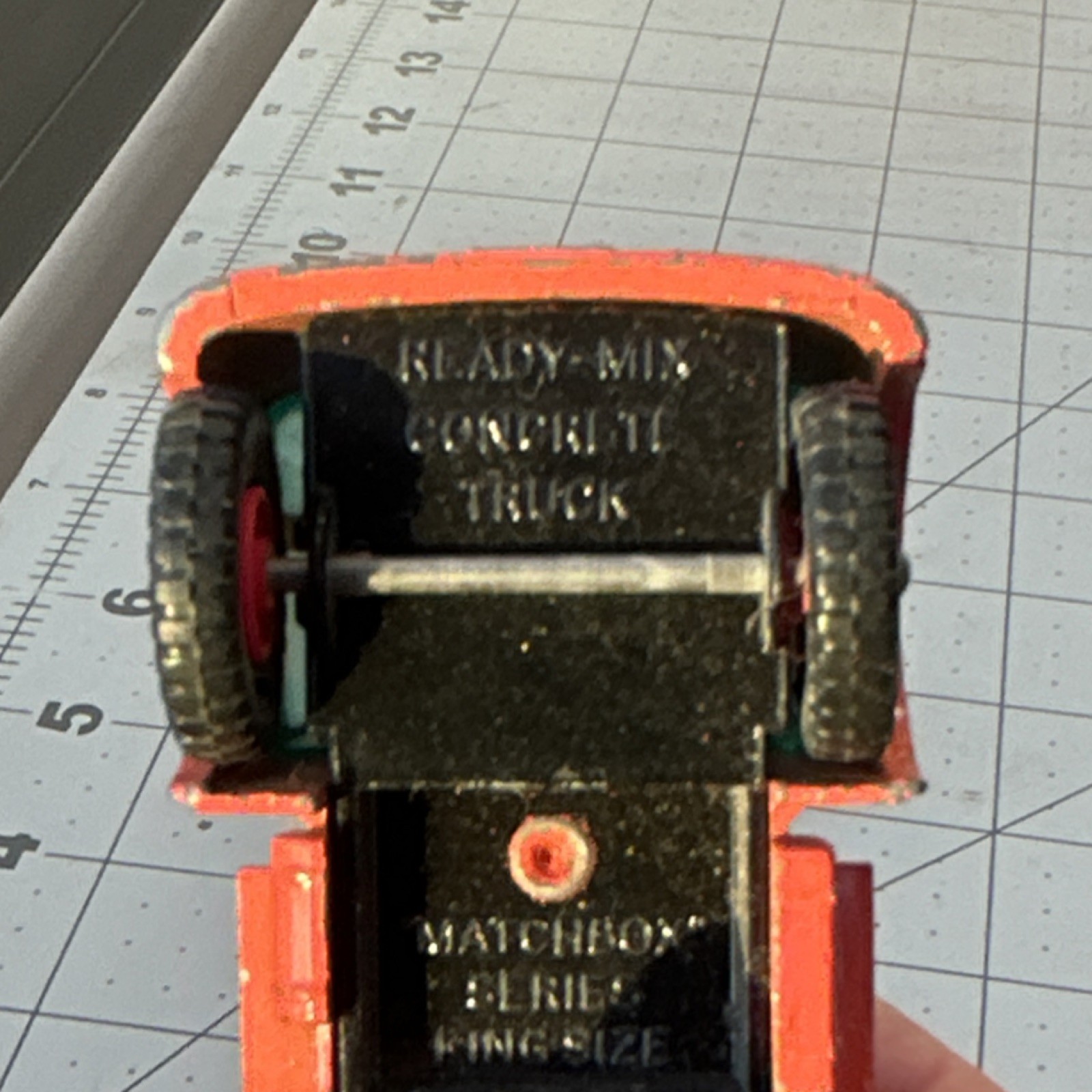 Matchbox Series King Size Cement Mixer Diecast Red Black Toy